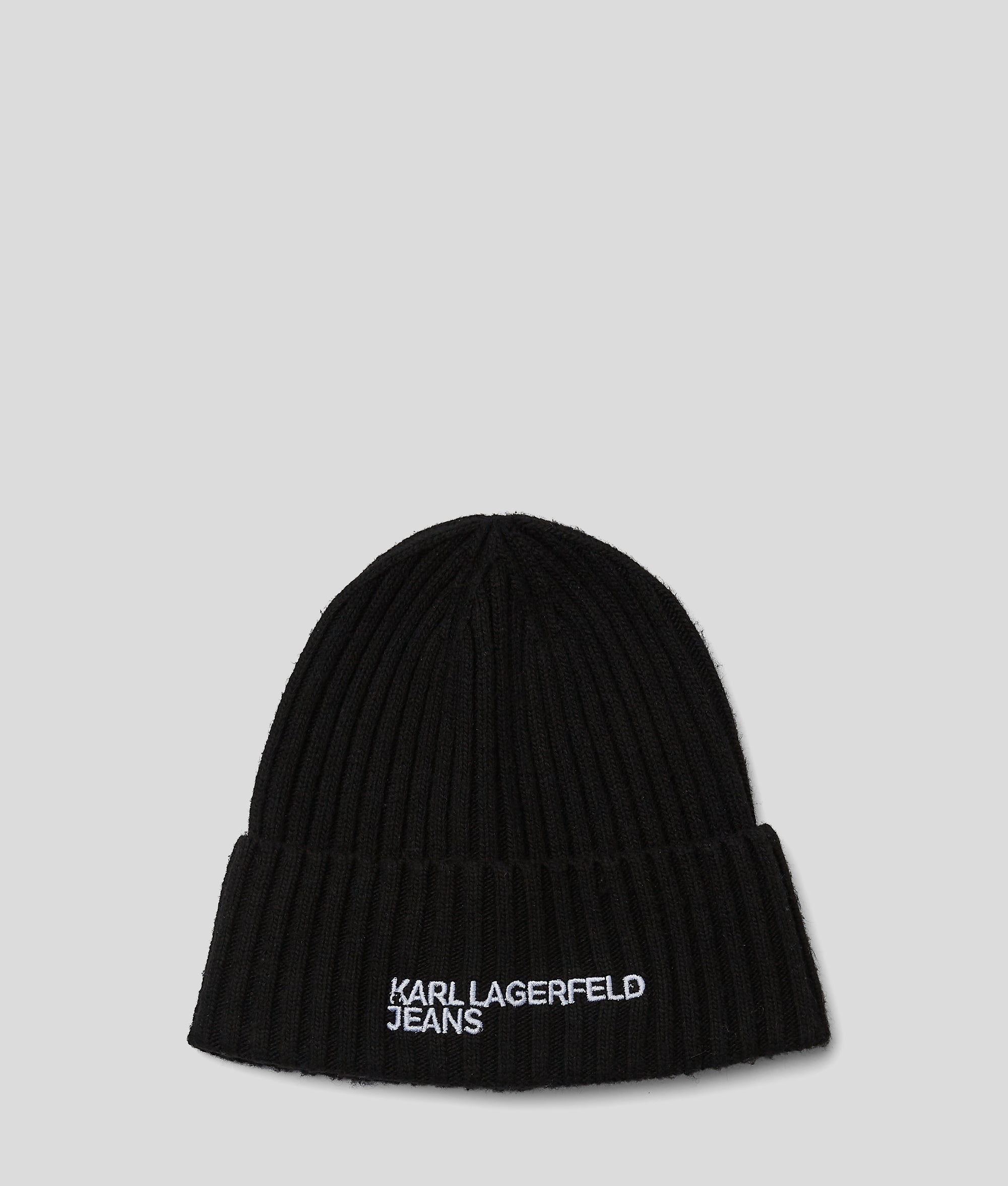 LOGO RIBBED BEANIE - Image 5