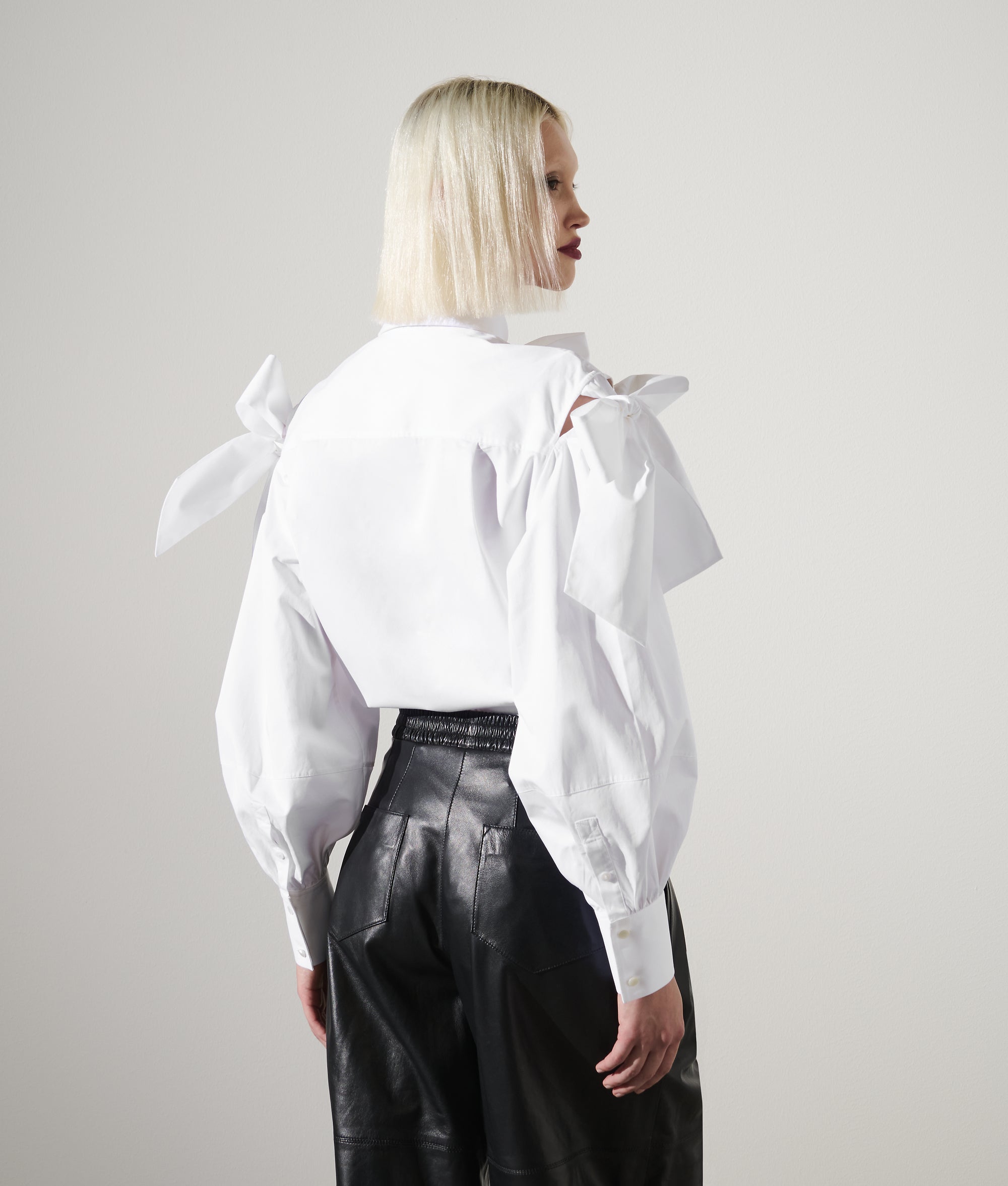 KARL STUDIO BOW DETAIL SHIRT - Image 2
