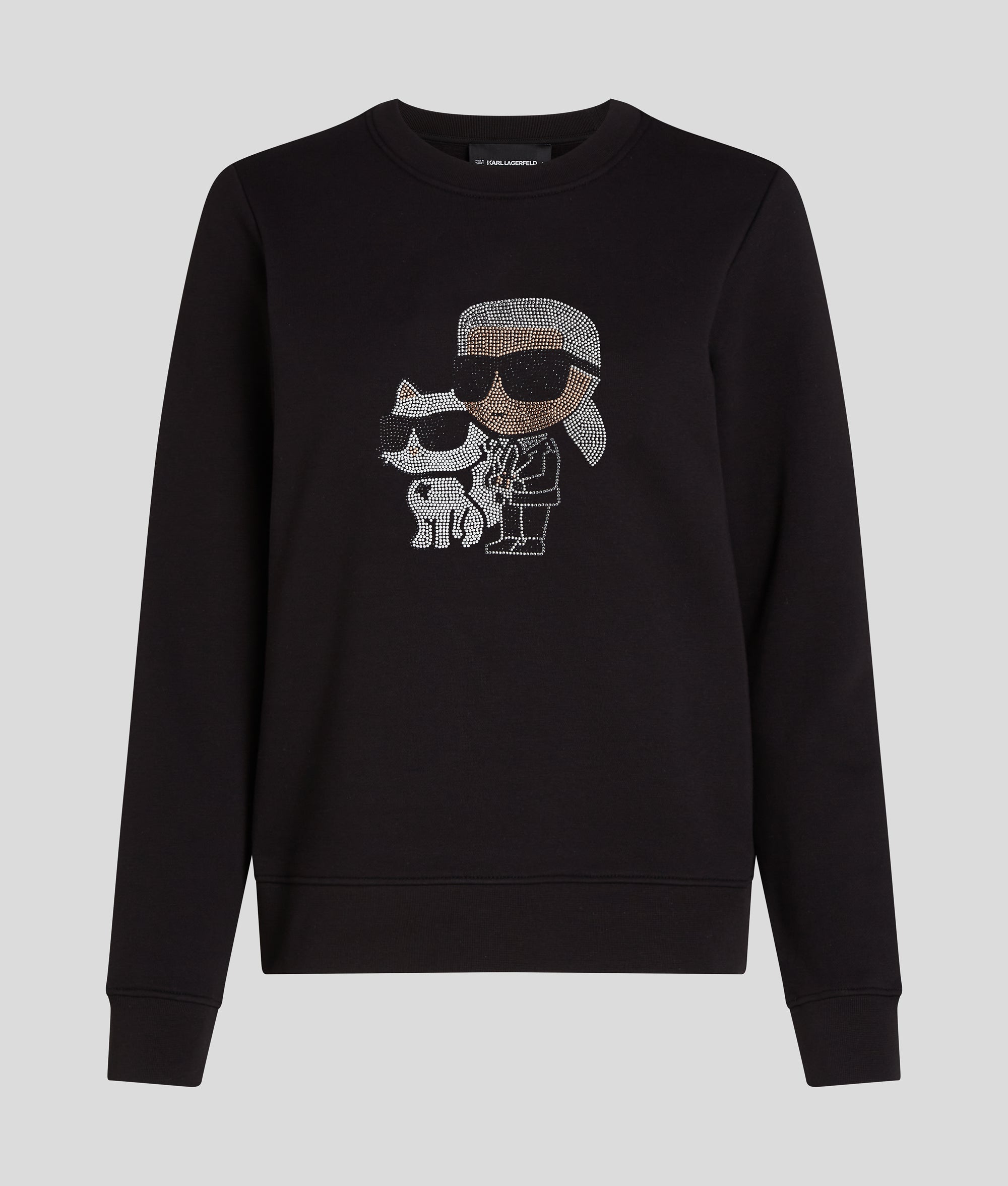 RHINESTONE IKON KARL & CHOUPETTE SWEATSHIRT - Image 5