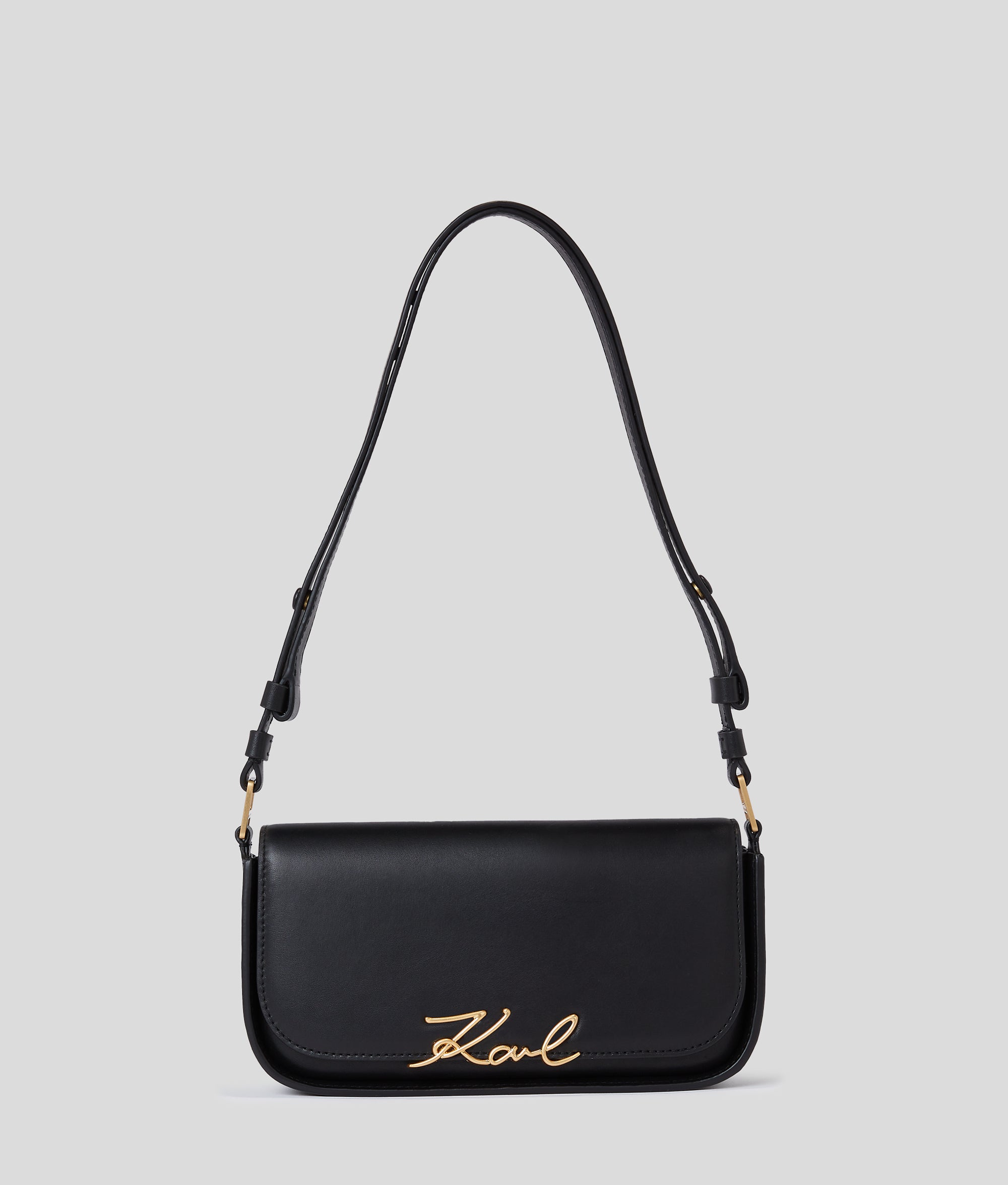 K/SIGNATURE TWO-WAY CROSSBODY BAG