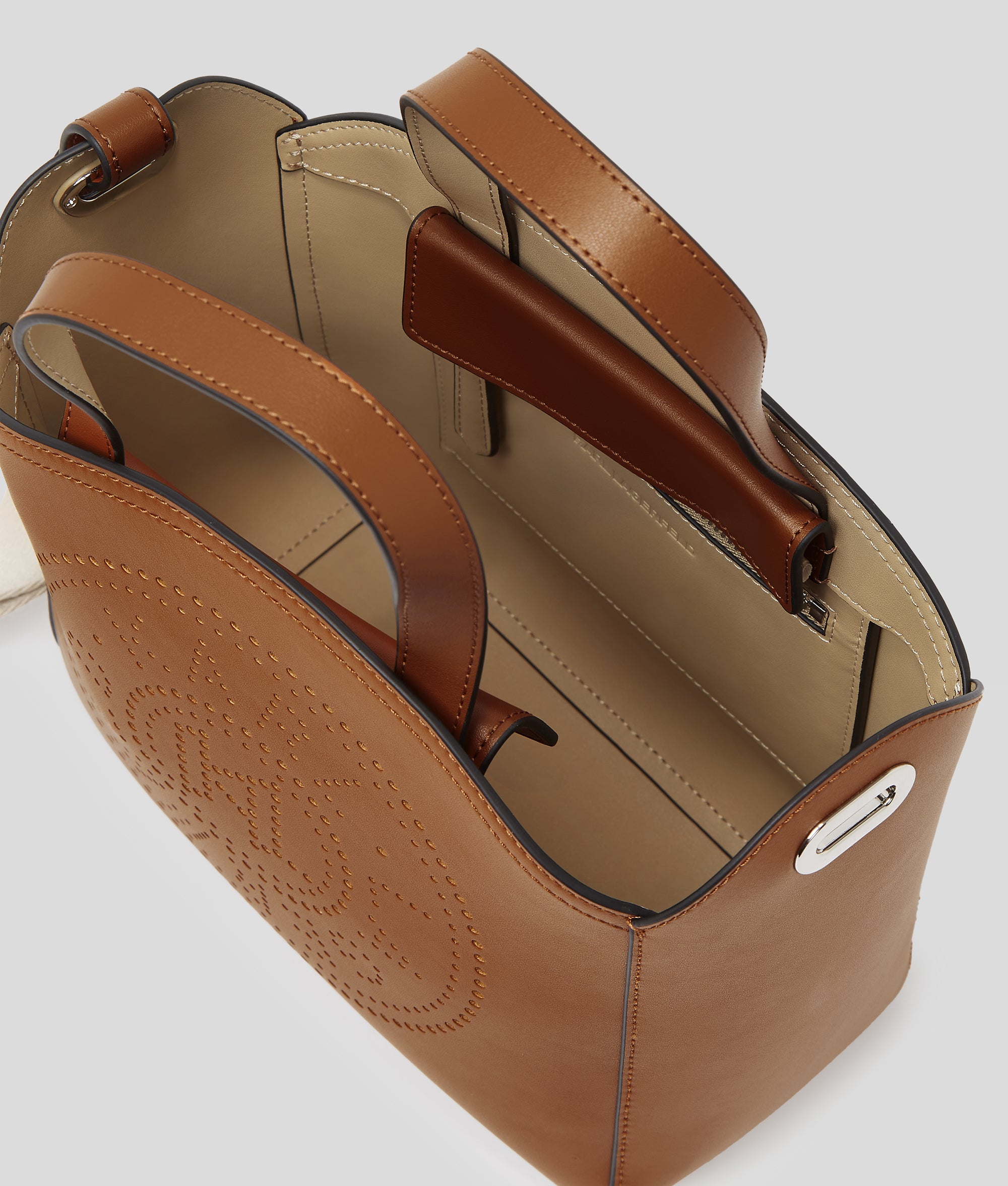 K/CIRCLE PERFORATED SMALL TOTE BAG - Image 5