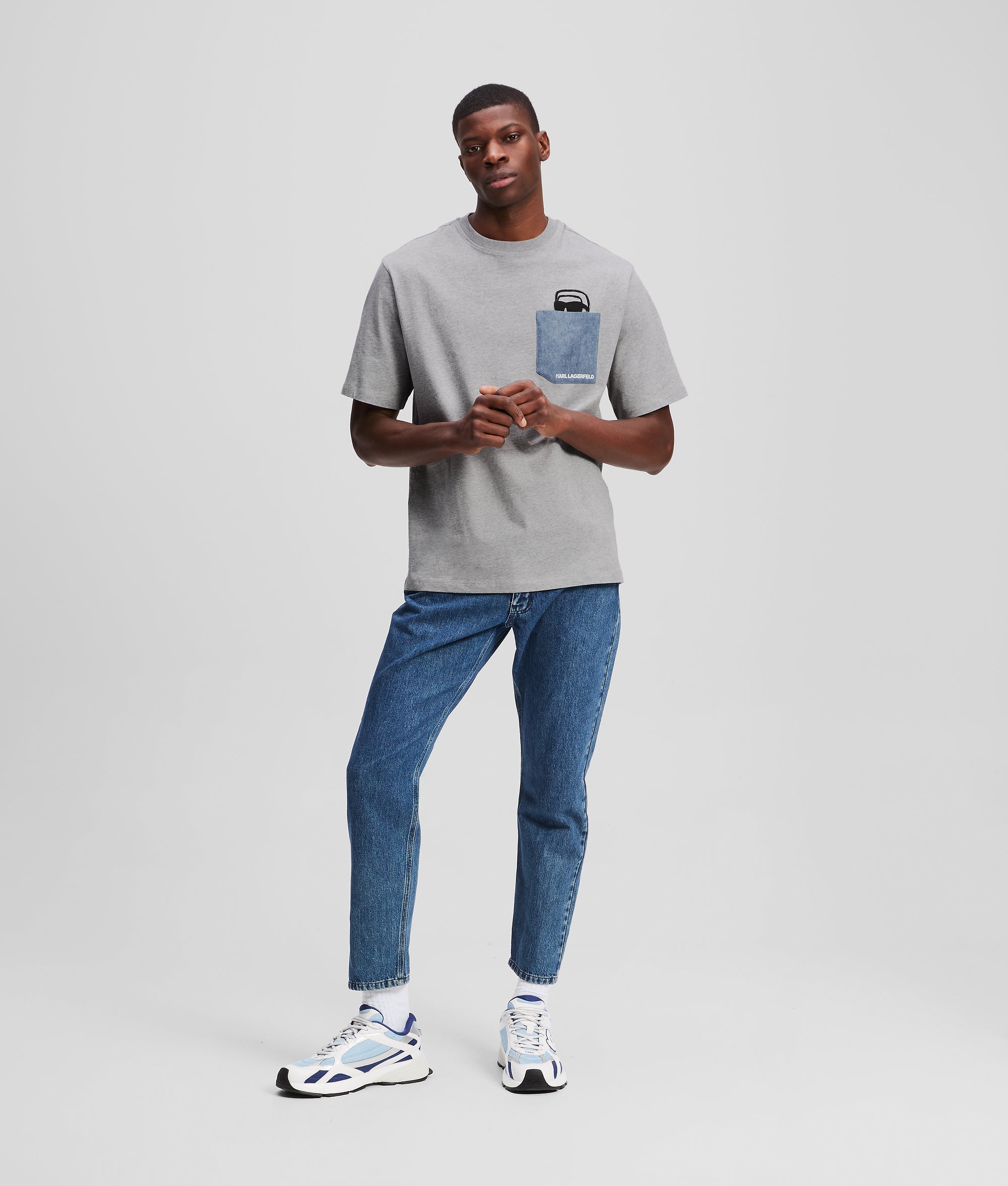 IKON DENIM POCKET T-SHIRT - Image 4