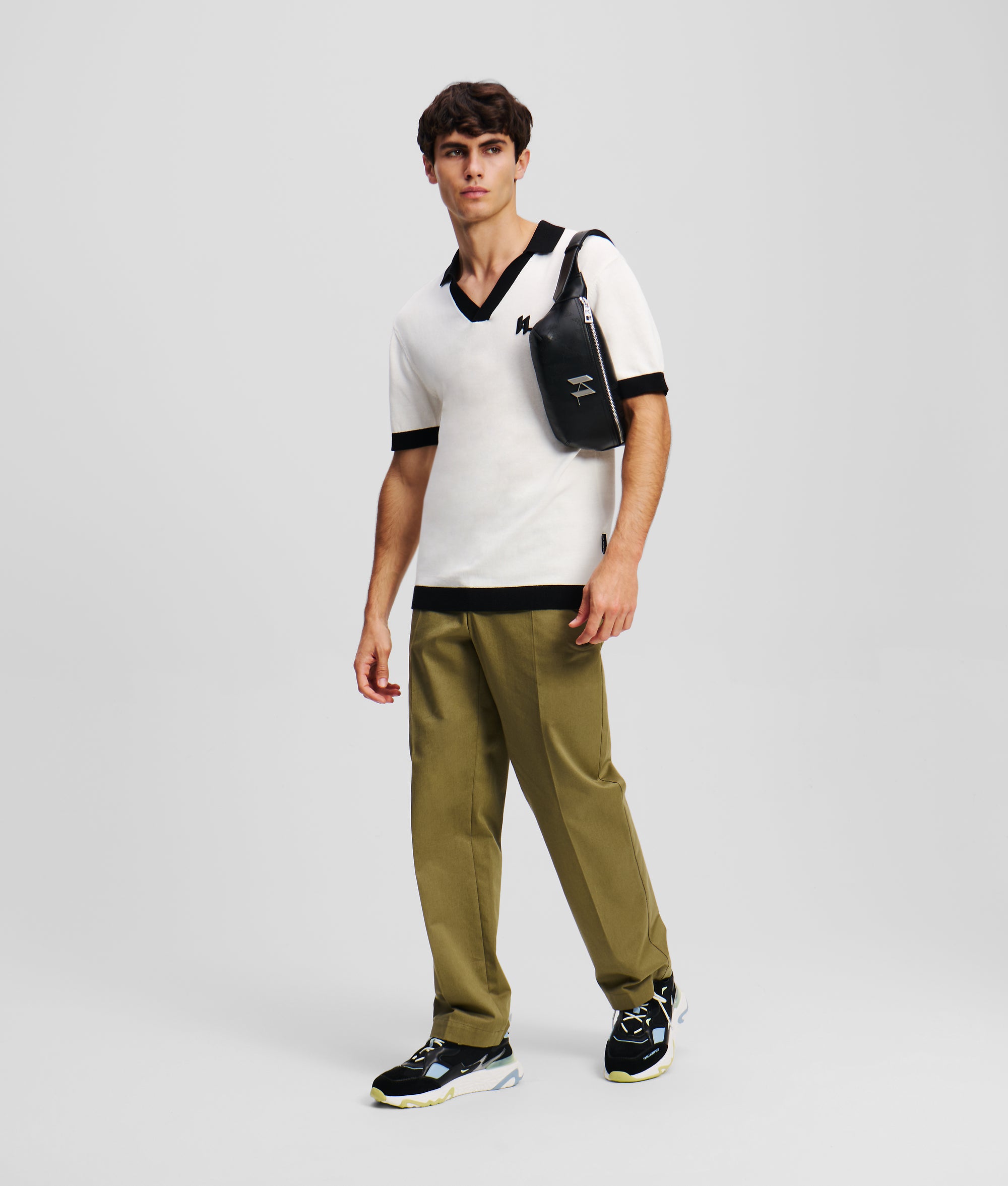 MONOGRAM KNITTED POLO SHIRT - Image 4