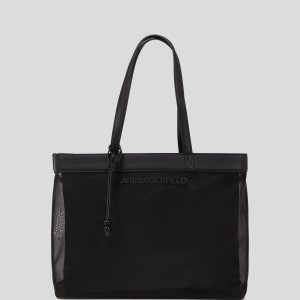 LOGO MESH BEACH TOTE BAG