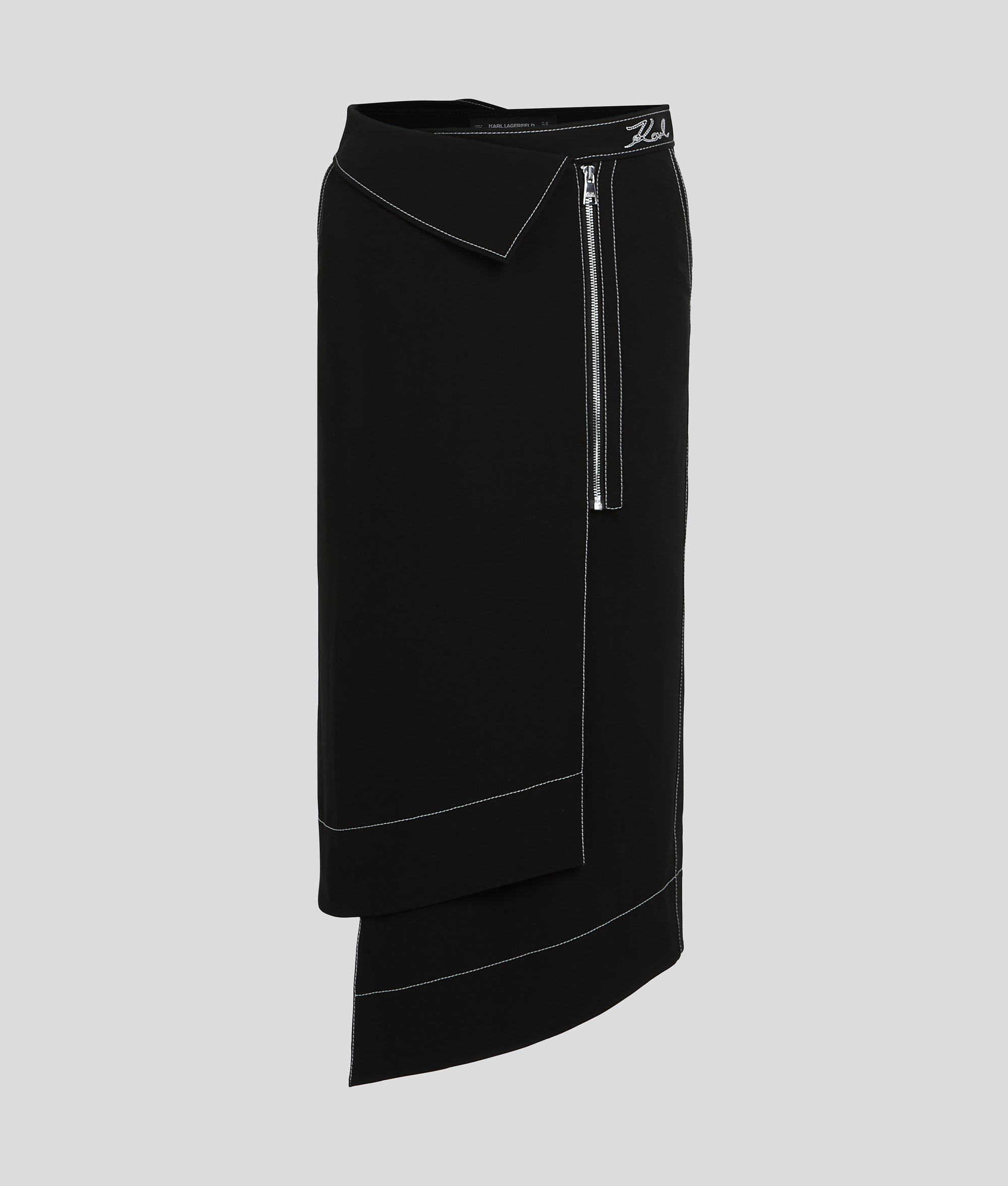 CONTRAST STITCH SKIRT - Image 5