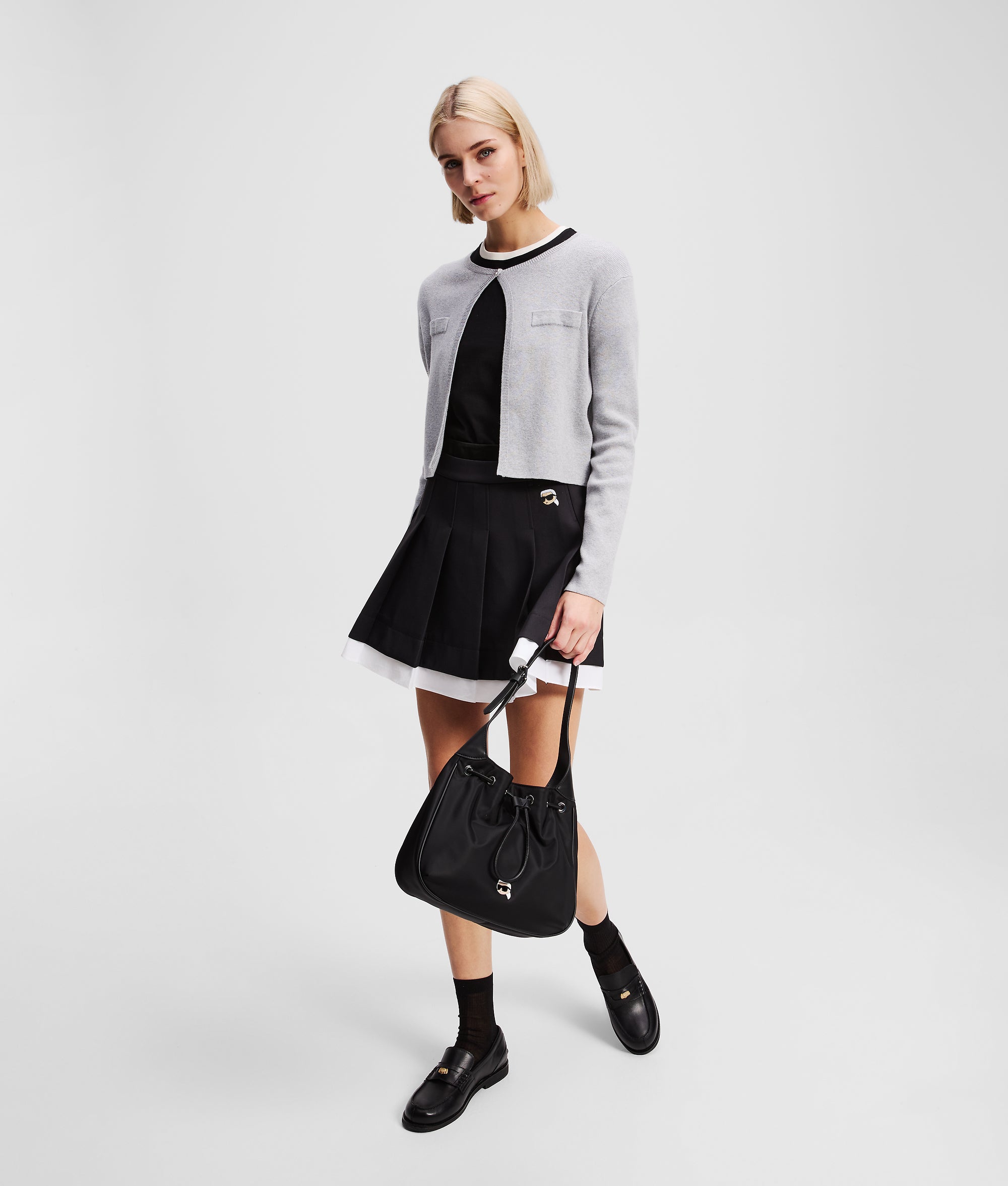 IKON PLEATED MINI SKIRT - Image 4