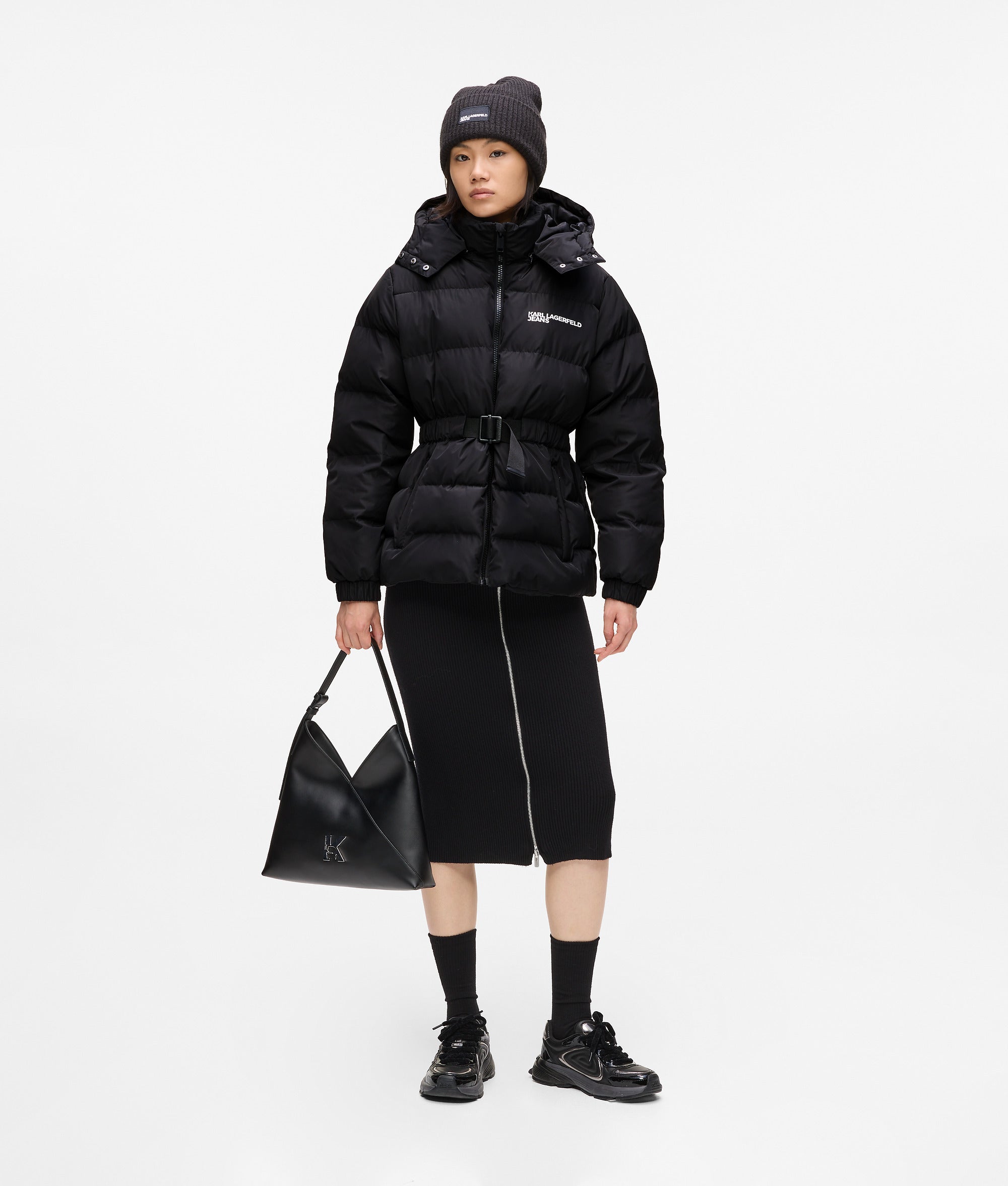 BELTED PUFFER JACKET - Image 5