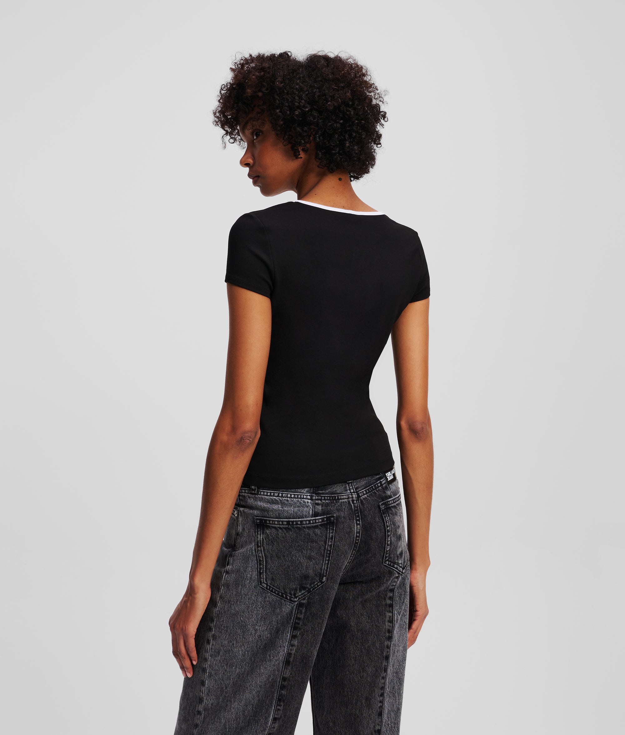 SQUARE-NECK T-SHIRT - Image 2