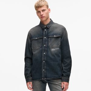 Relaxed denim shirt