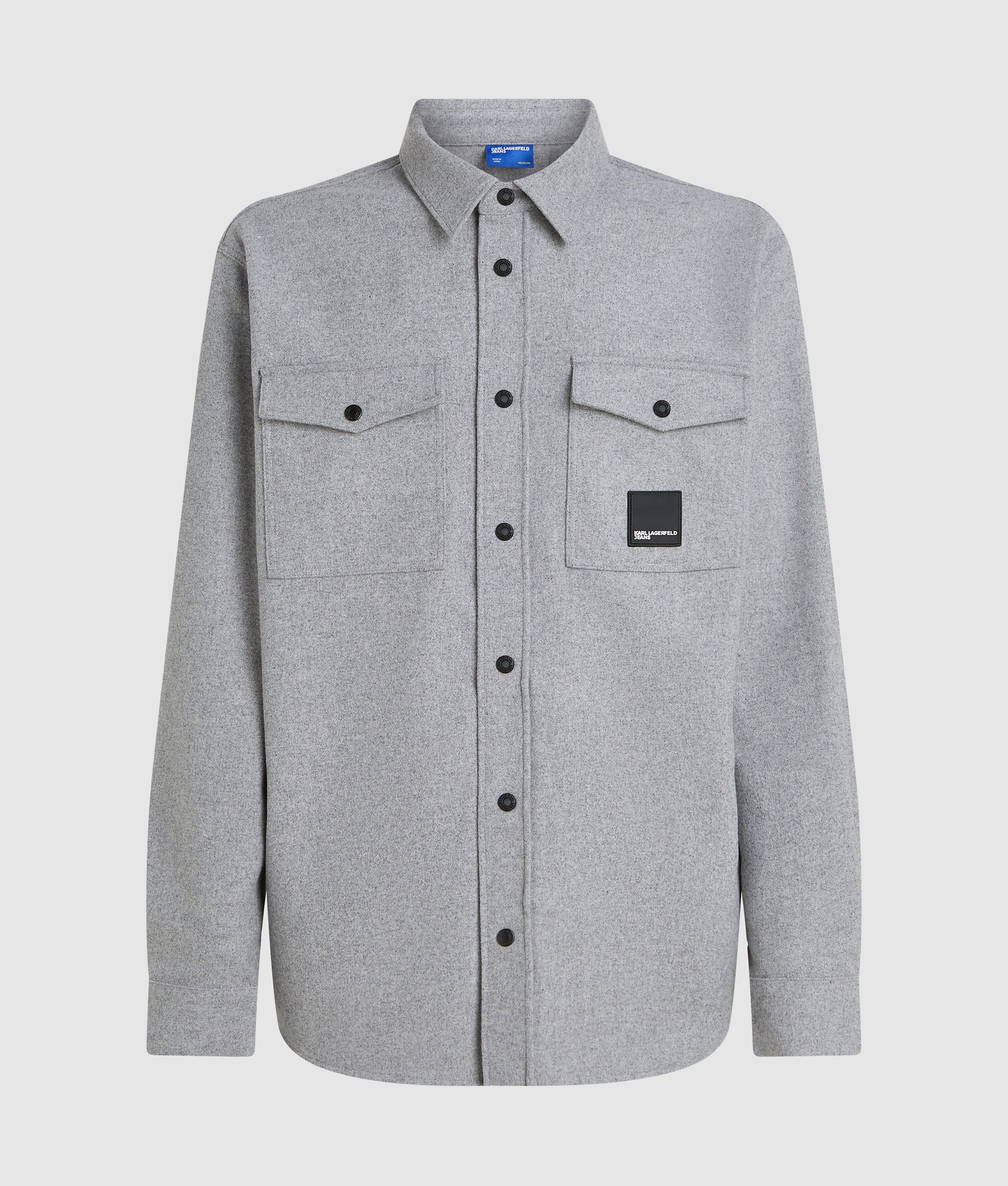 Wool-blend overshirt - Image 5