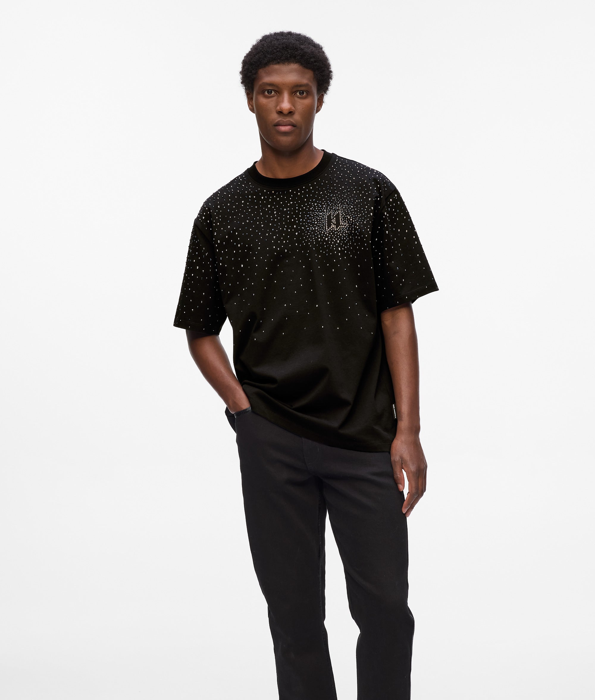 Rhinestone Monogram T-shirt