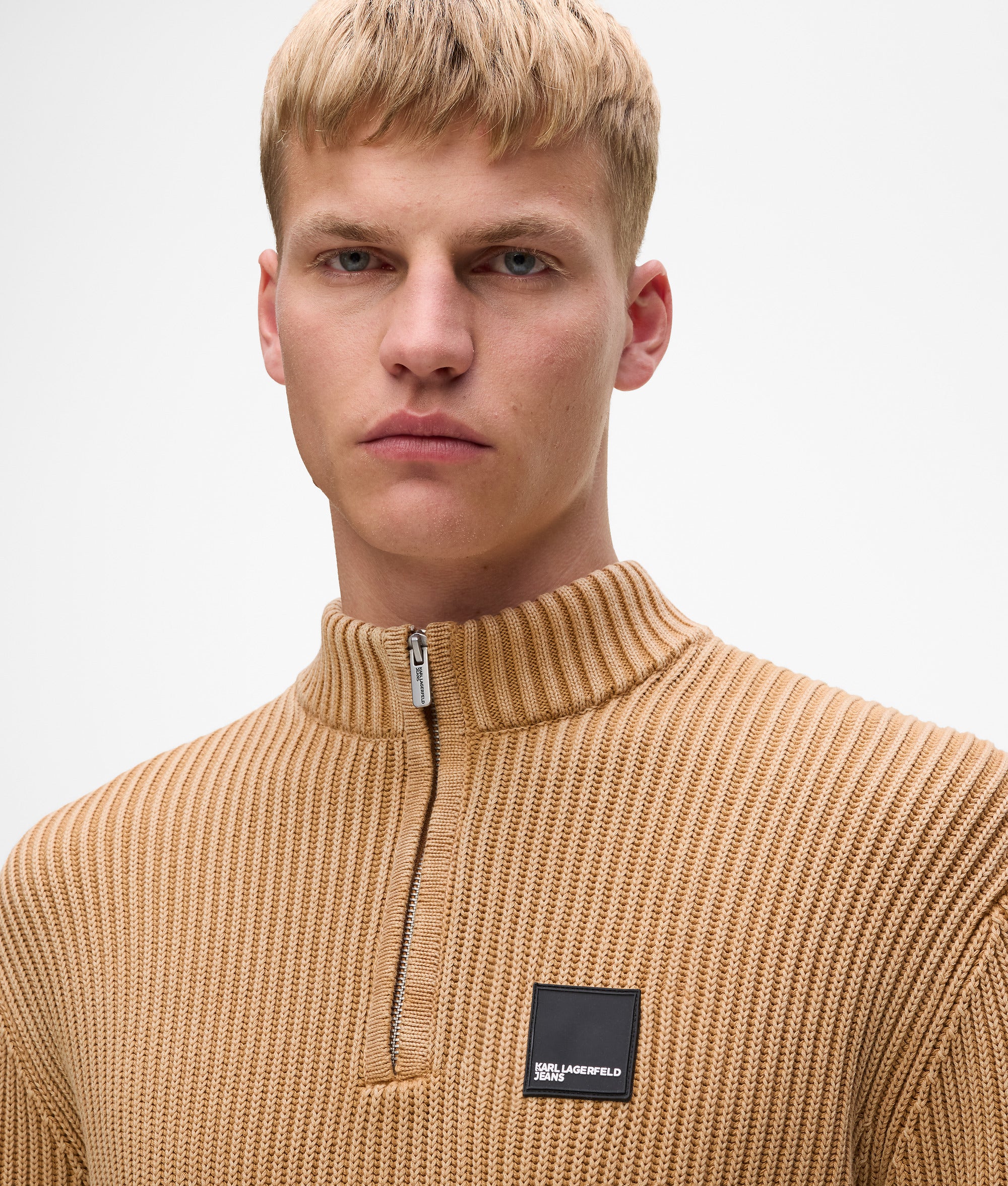 Relaxed half-zip sweater - Image 3