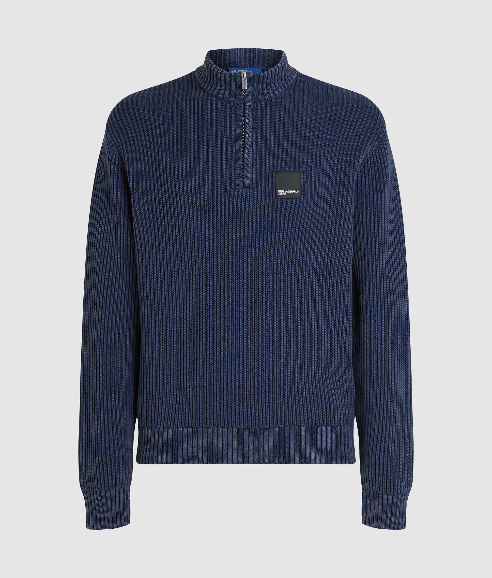 Relaxed half-zip sweater - Image 5