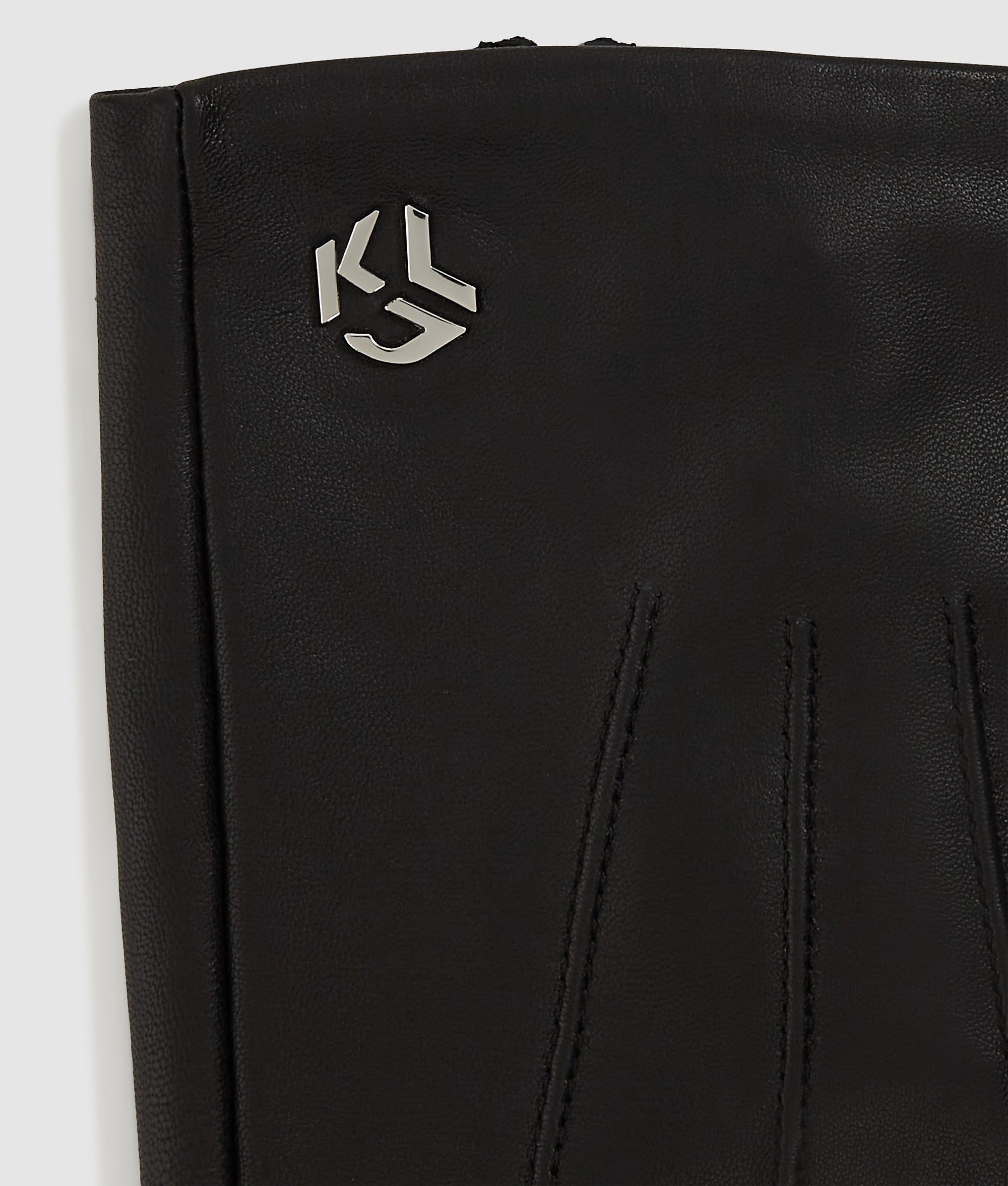 Monogram leather gloves - Image 3