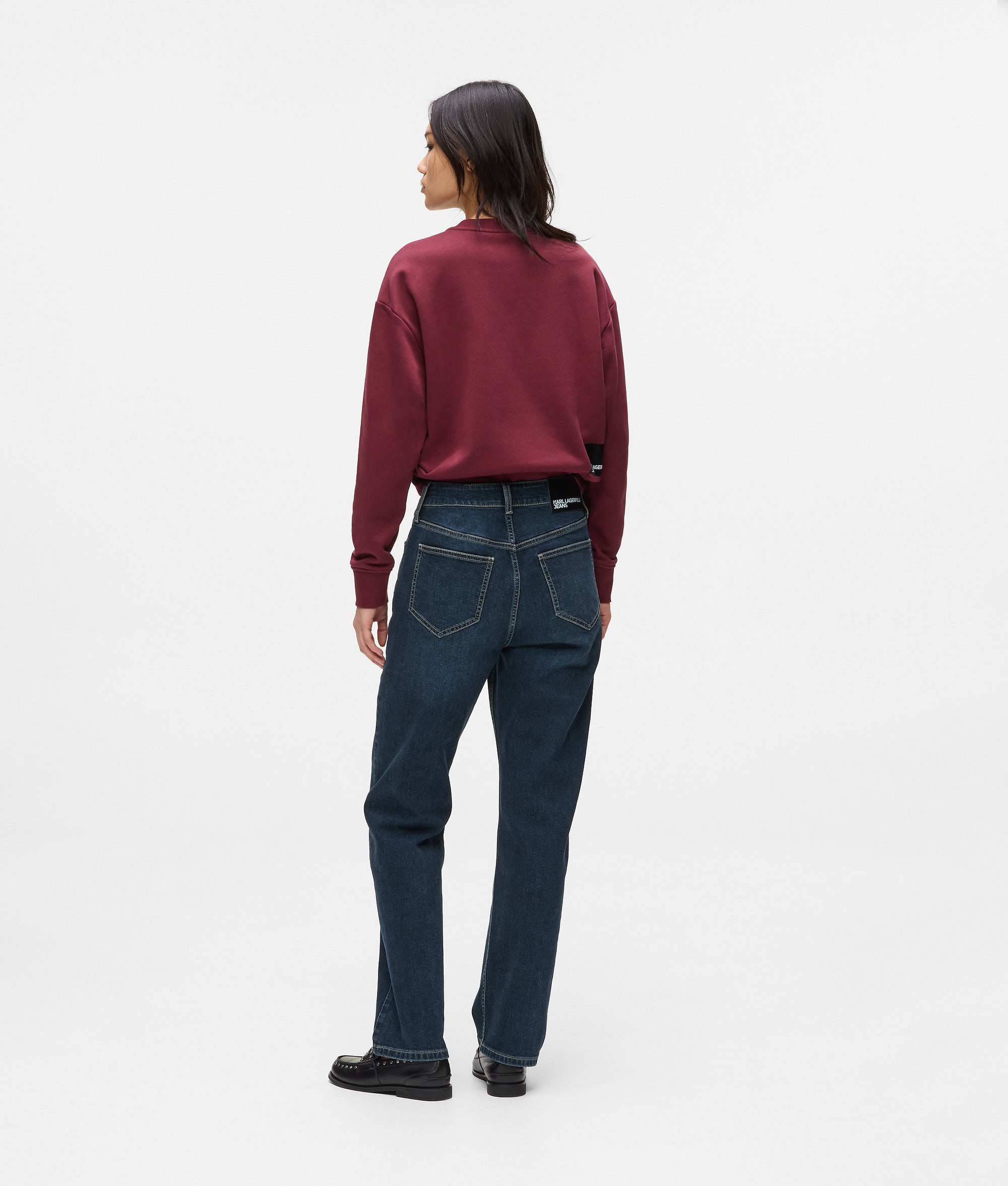 High-rise straight jeans - Image 3