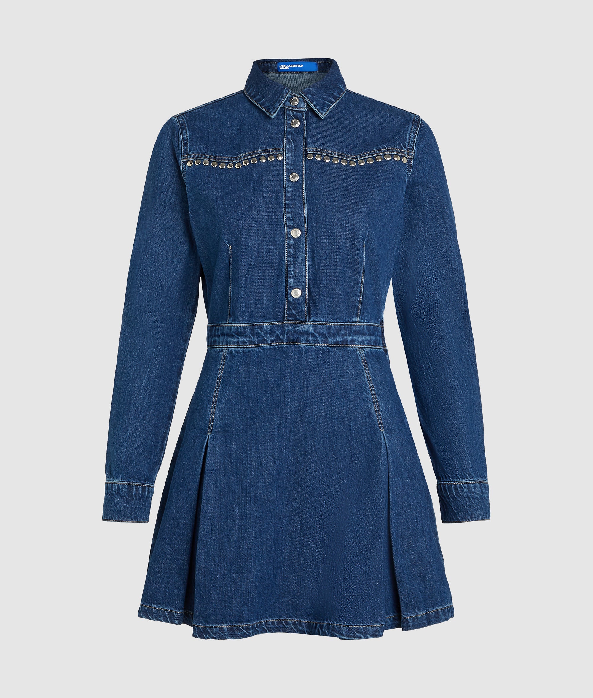 Studded denim dress - Image 5