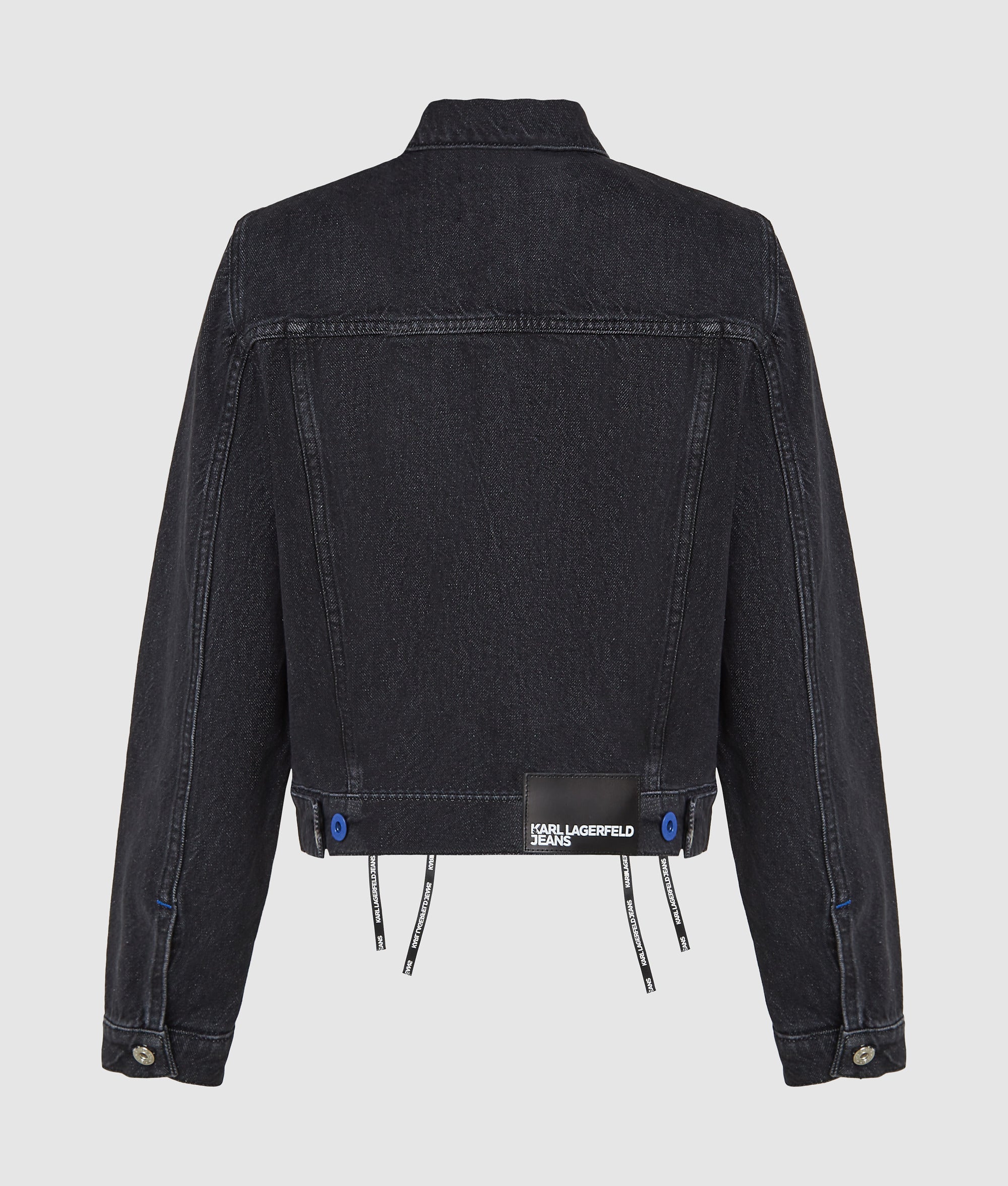 Lace-up denim jacket - Image 6