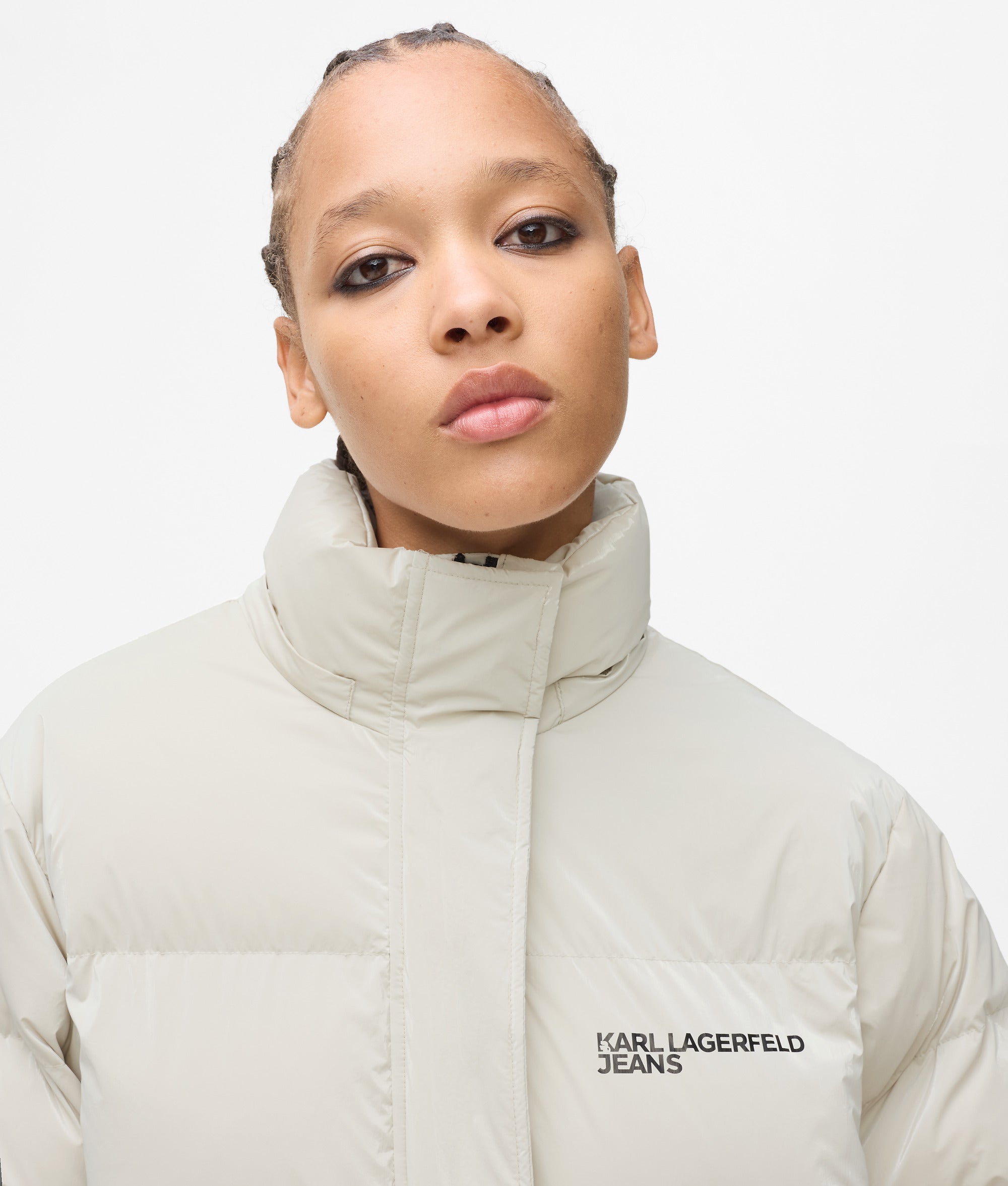 Pearlised puffer jacket - Image 2