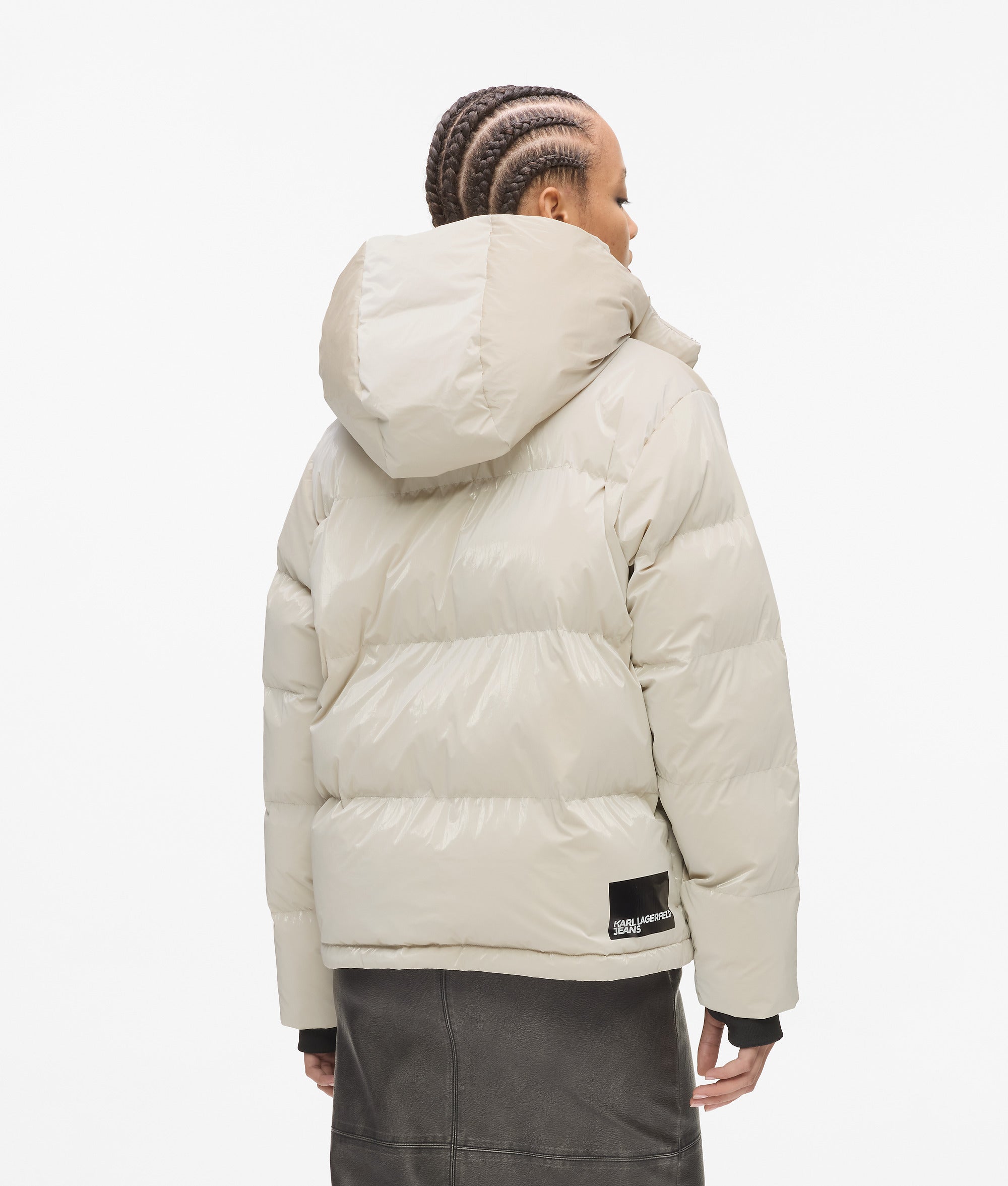 Pearlised puffer jacket - Image 4