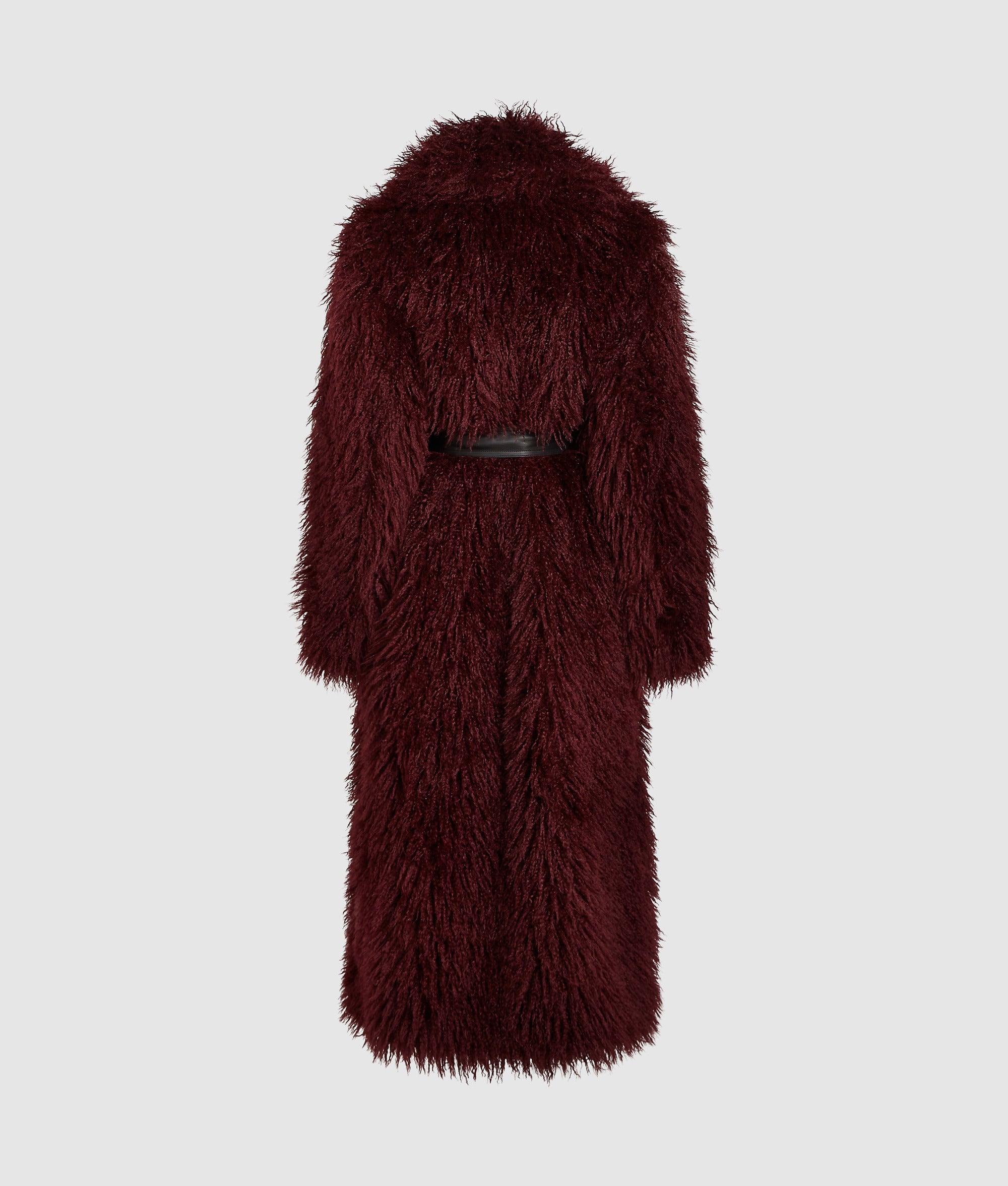 Long faux-fur coat - Image 6
