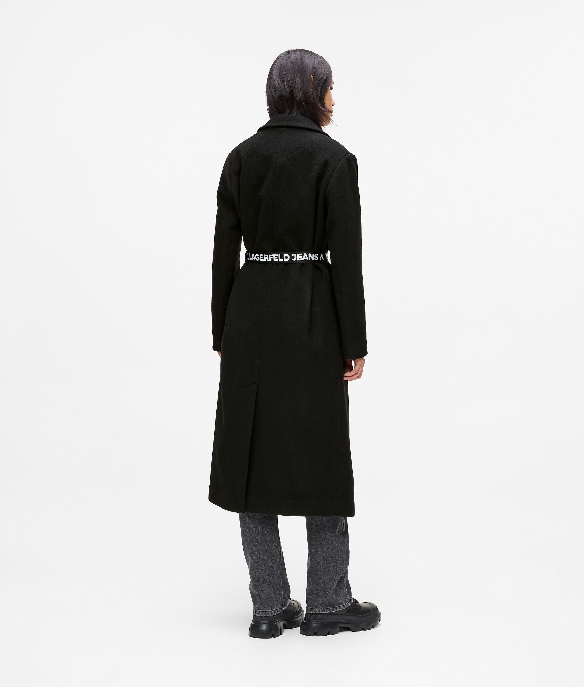 Logo belt coat - Image 3