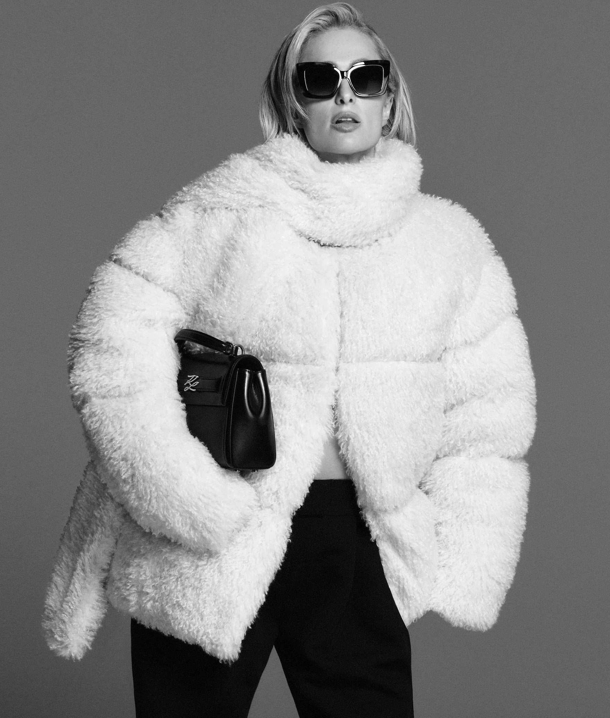 KL Studio faux-fur coat