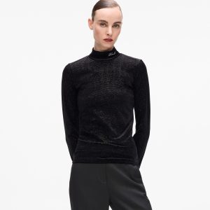 Sparkling velvet top