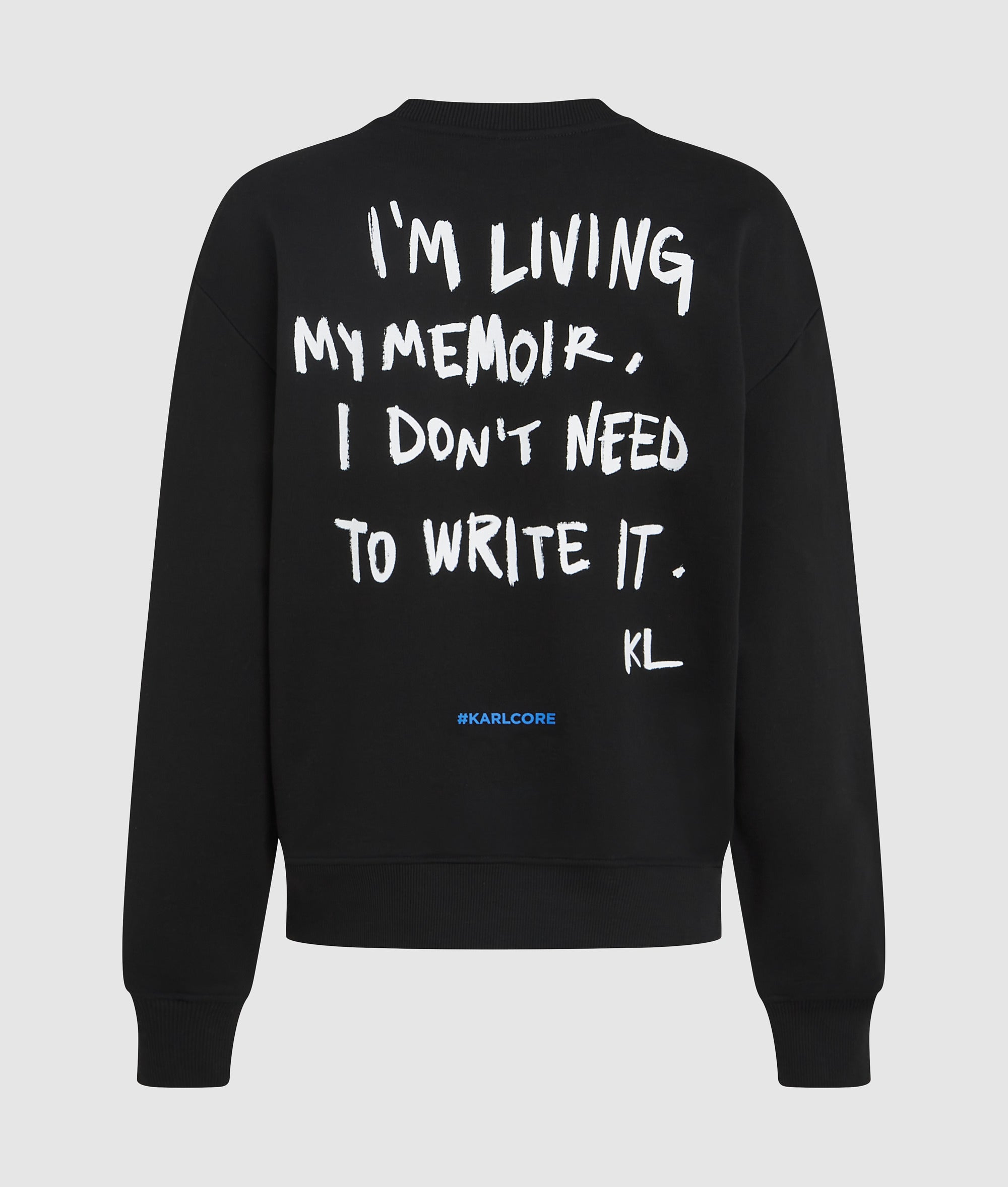 Relaxed Karl quote sweatshirt - Image 6