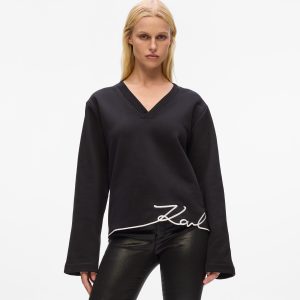 Signature hem sweatshirt