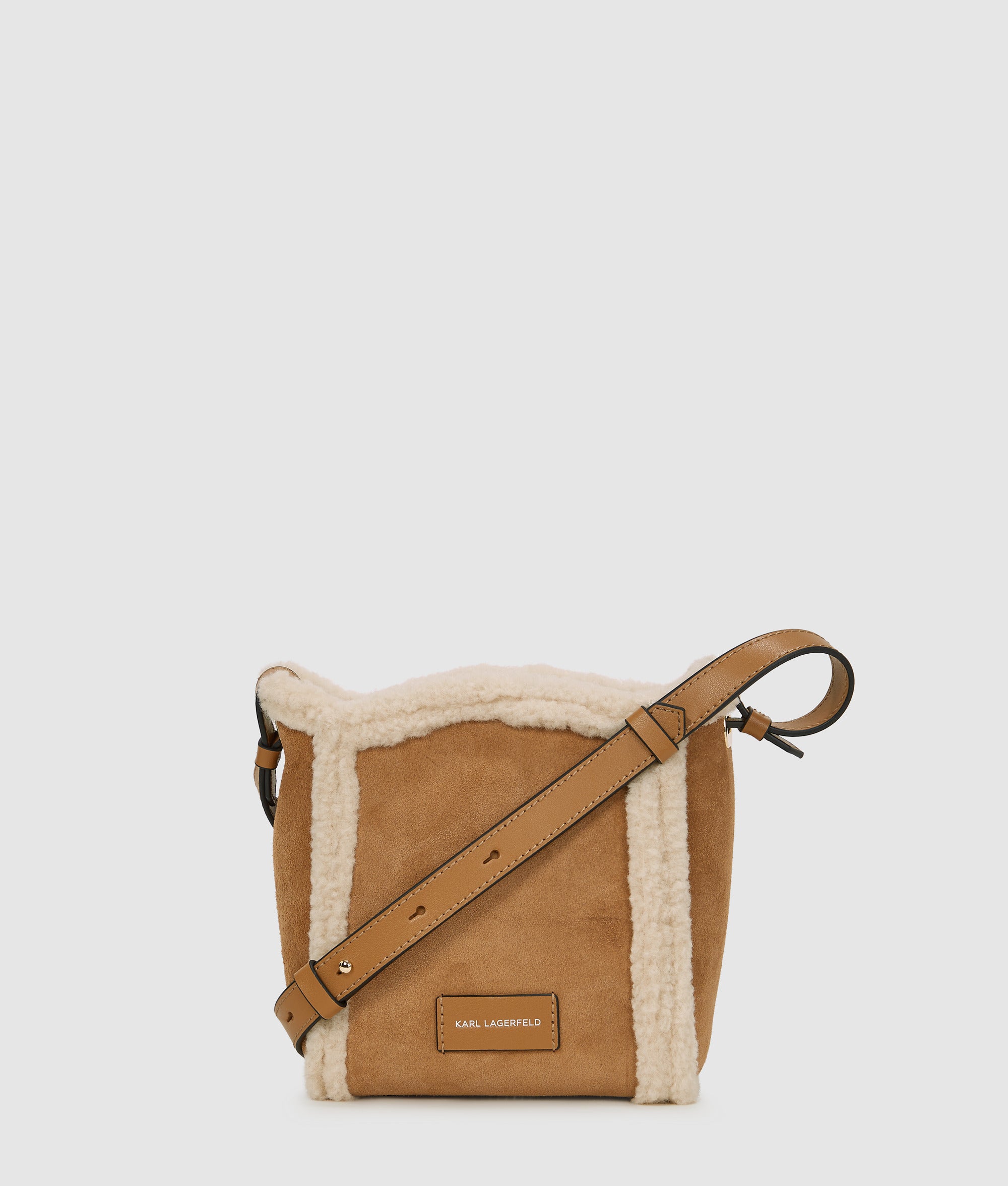 K/Circle small shearling bucket bag - Image 4