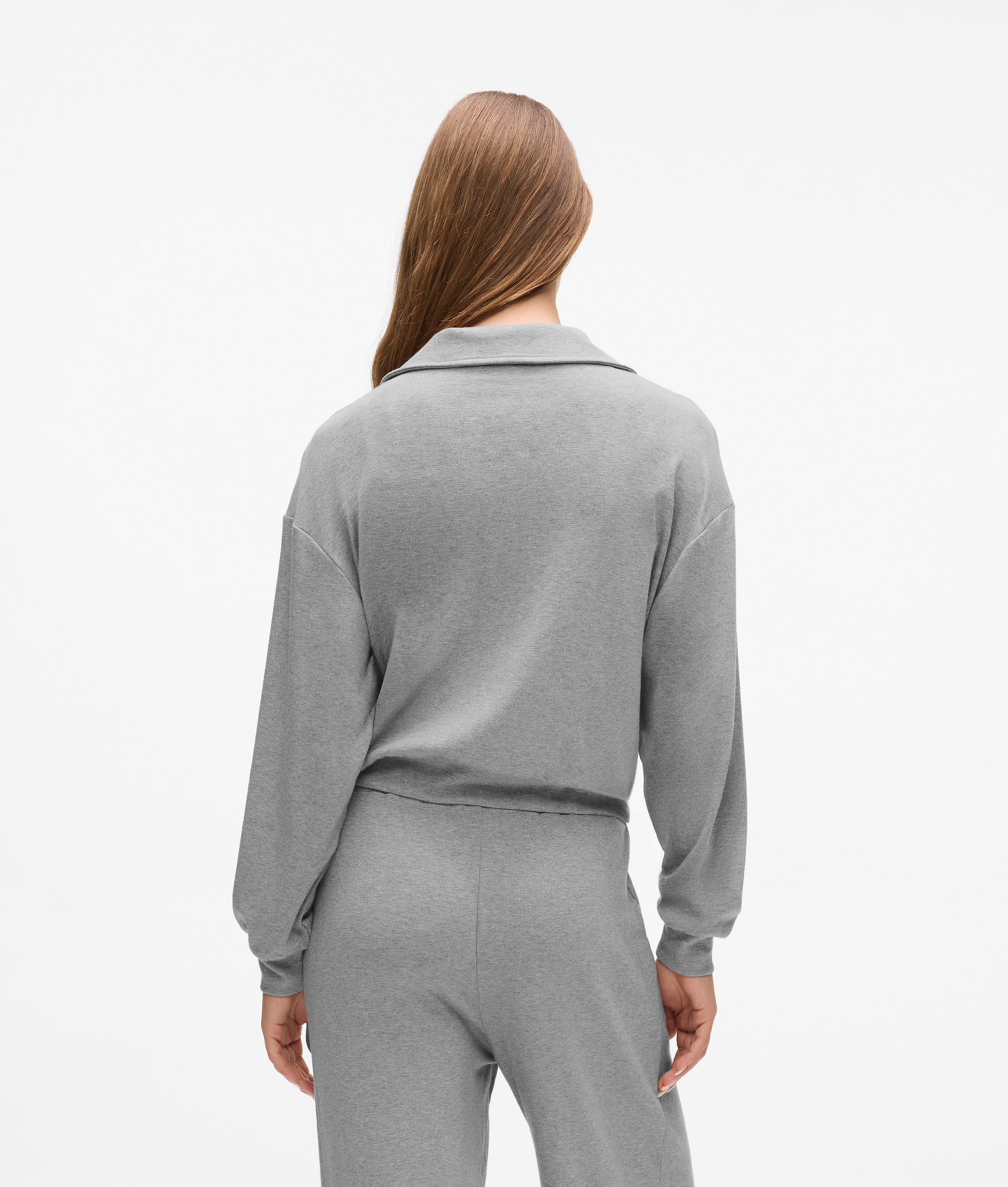 Signature zip-up lounge sweatshirt - Image 2