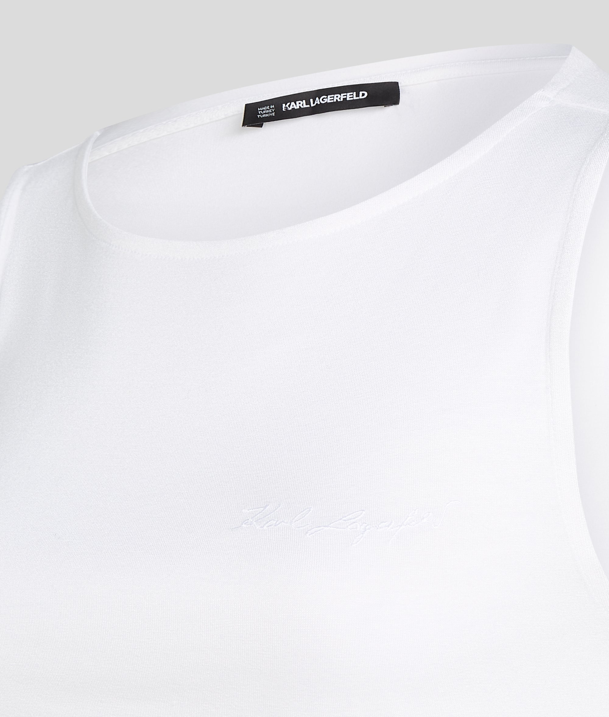 SIGNATURE BOAT NECK RUCHED TOP - Image 3