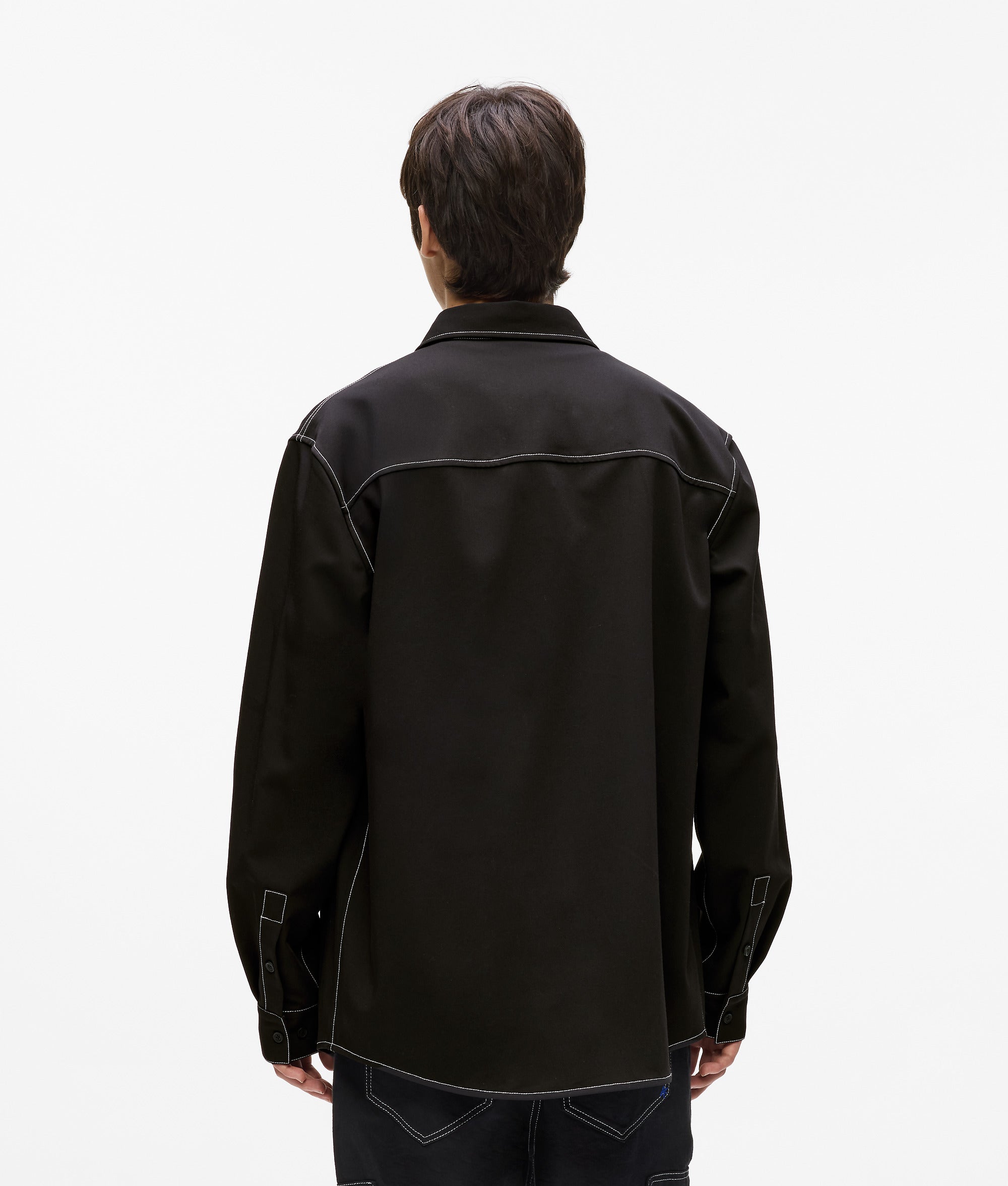 Contrast stitch shirt - Image 2