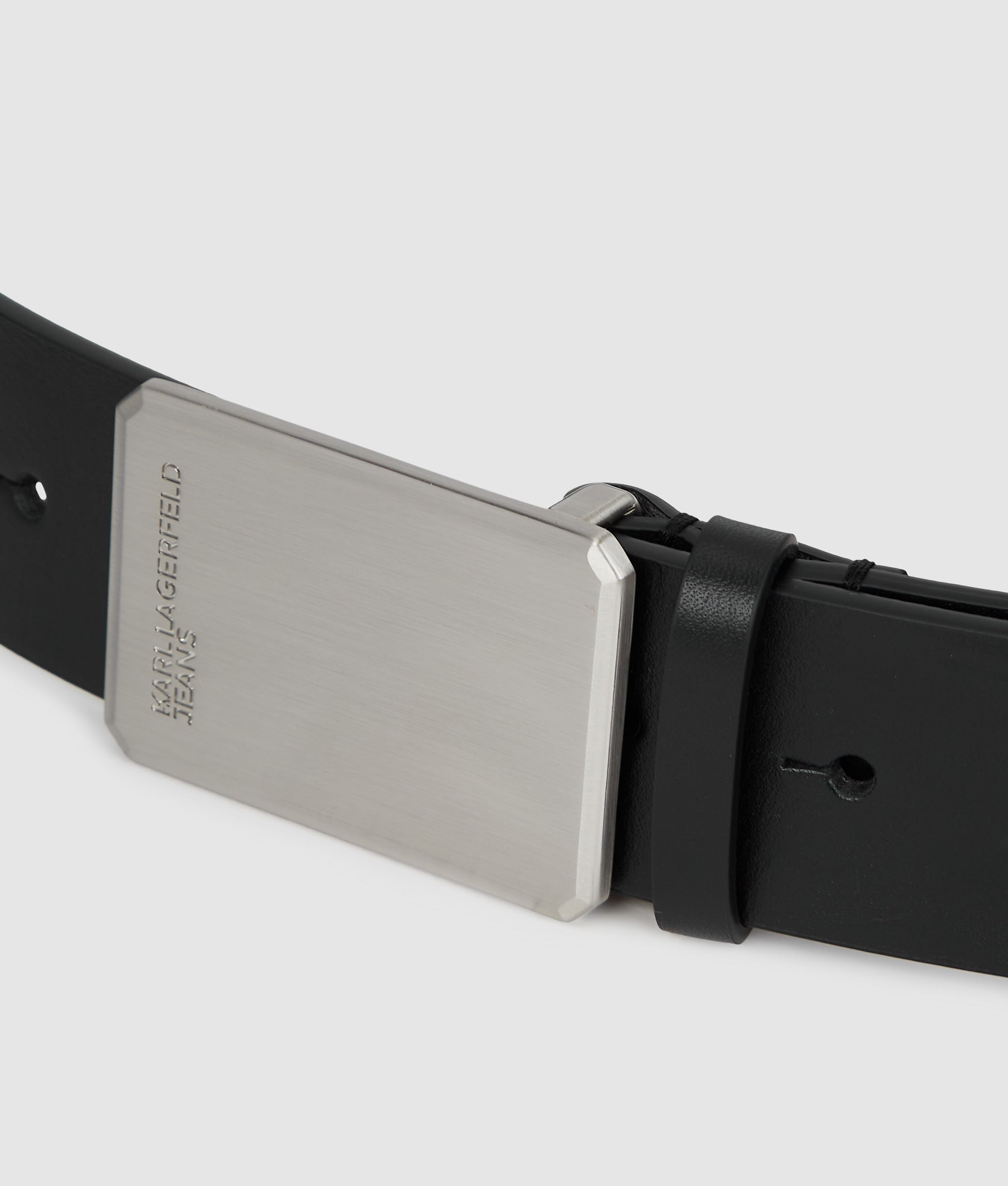 Logo leather belt - Image 5