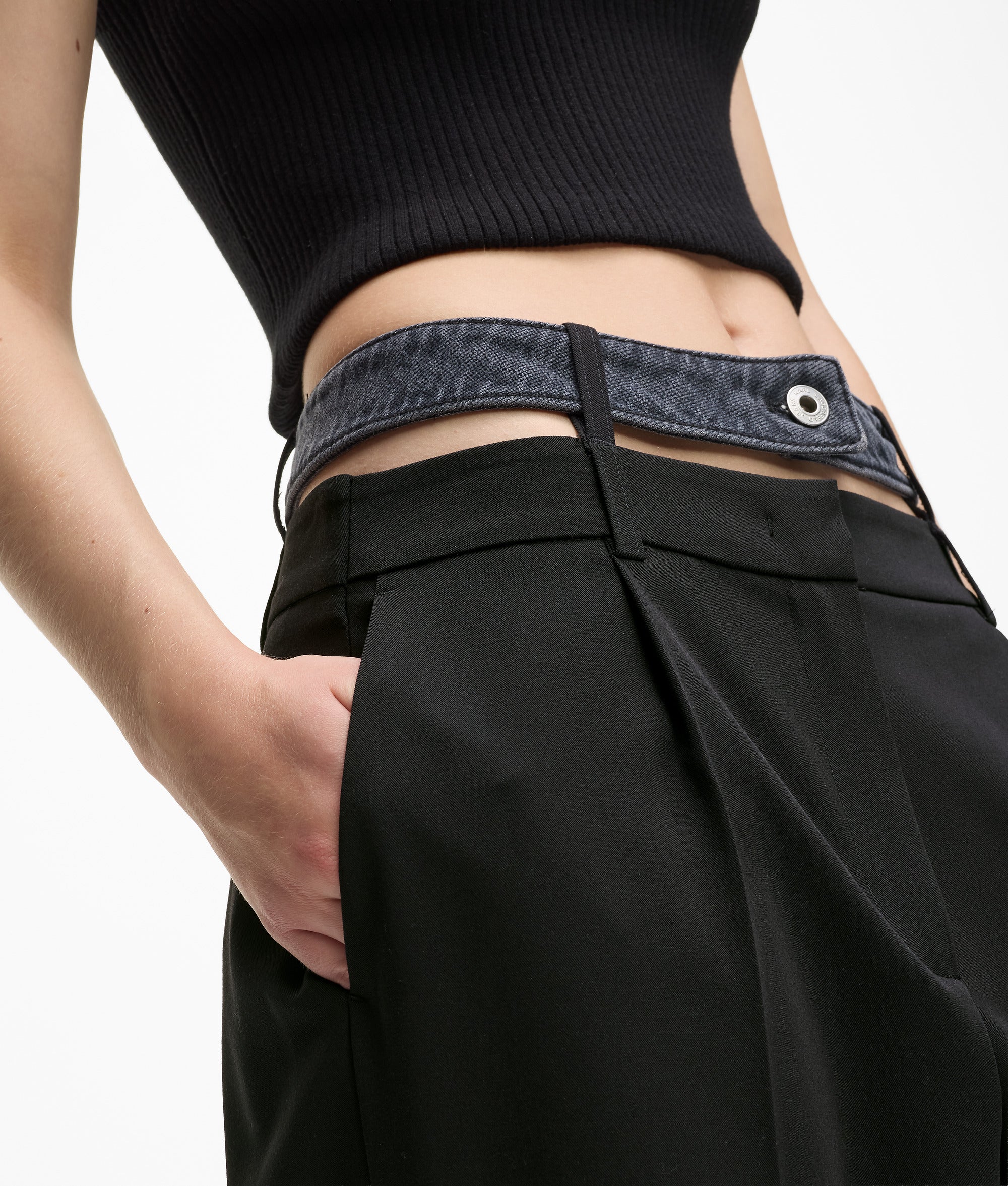 Double waistband pants - Image 2