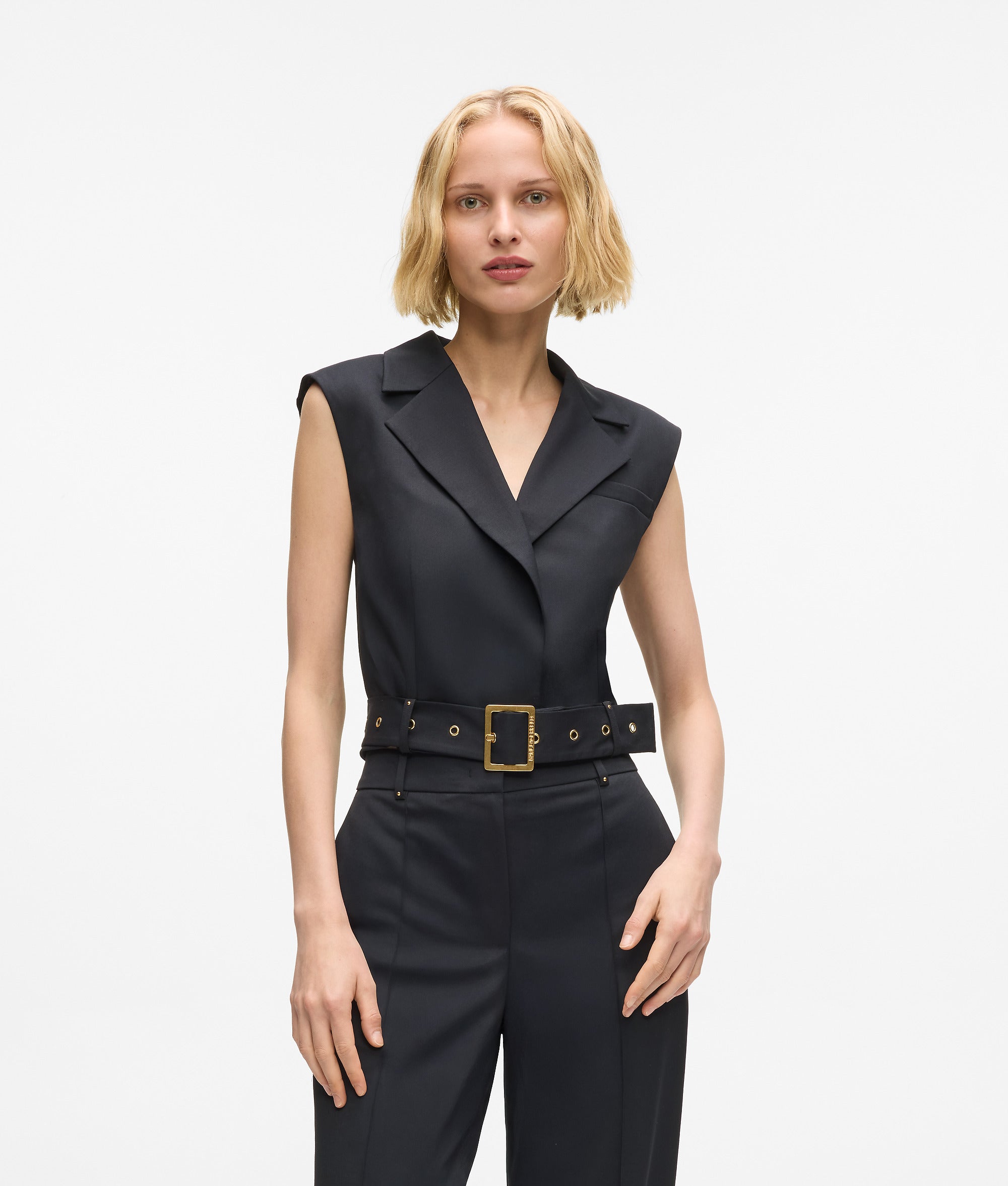 Karl DNA studded gilet