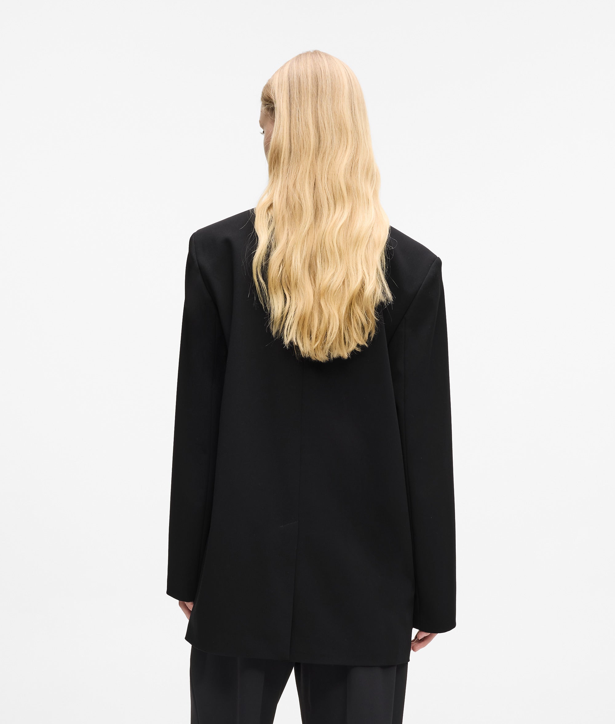 Denim panel blazer - Image 3