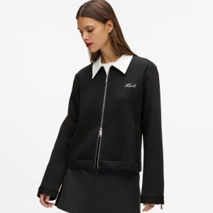 Karl DNA zip-up sweatshirt
