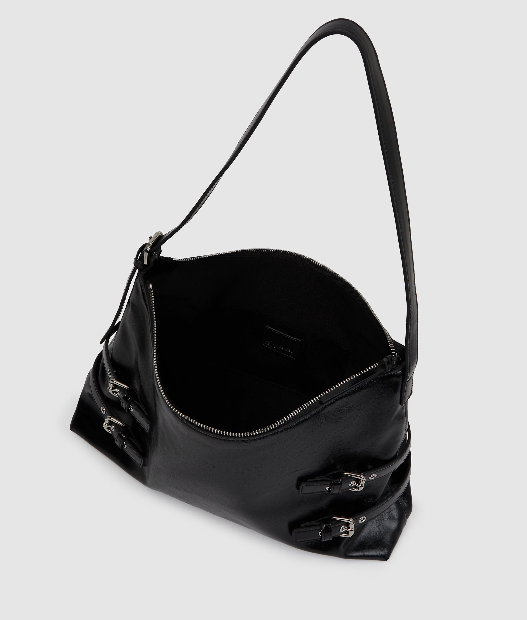 Large buckle shoulder bag - Image 5