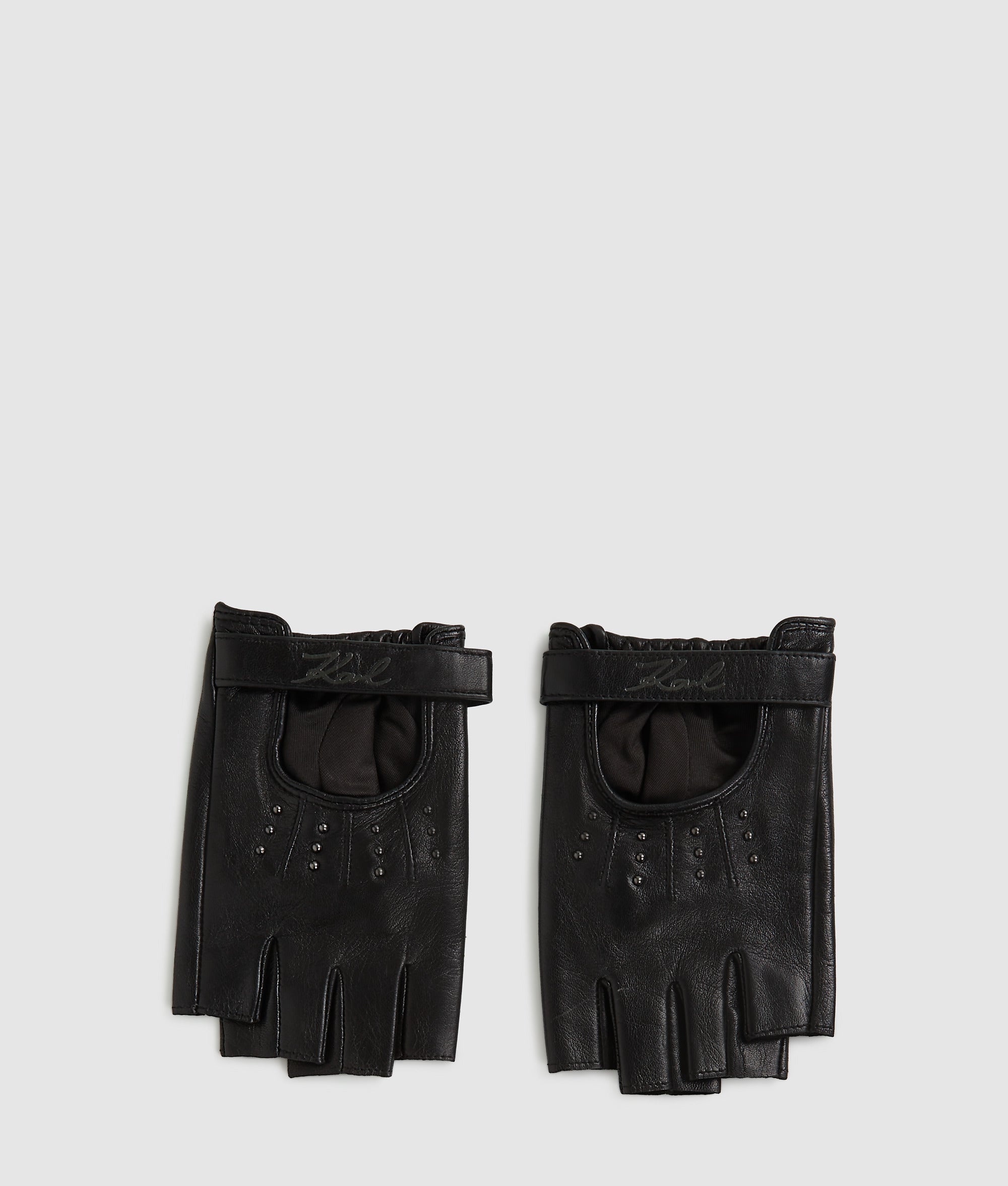 K/Signature fingerless gloves
