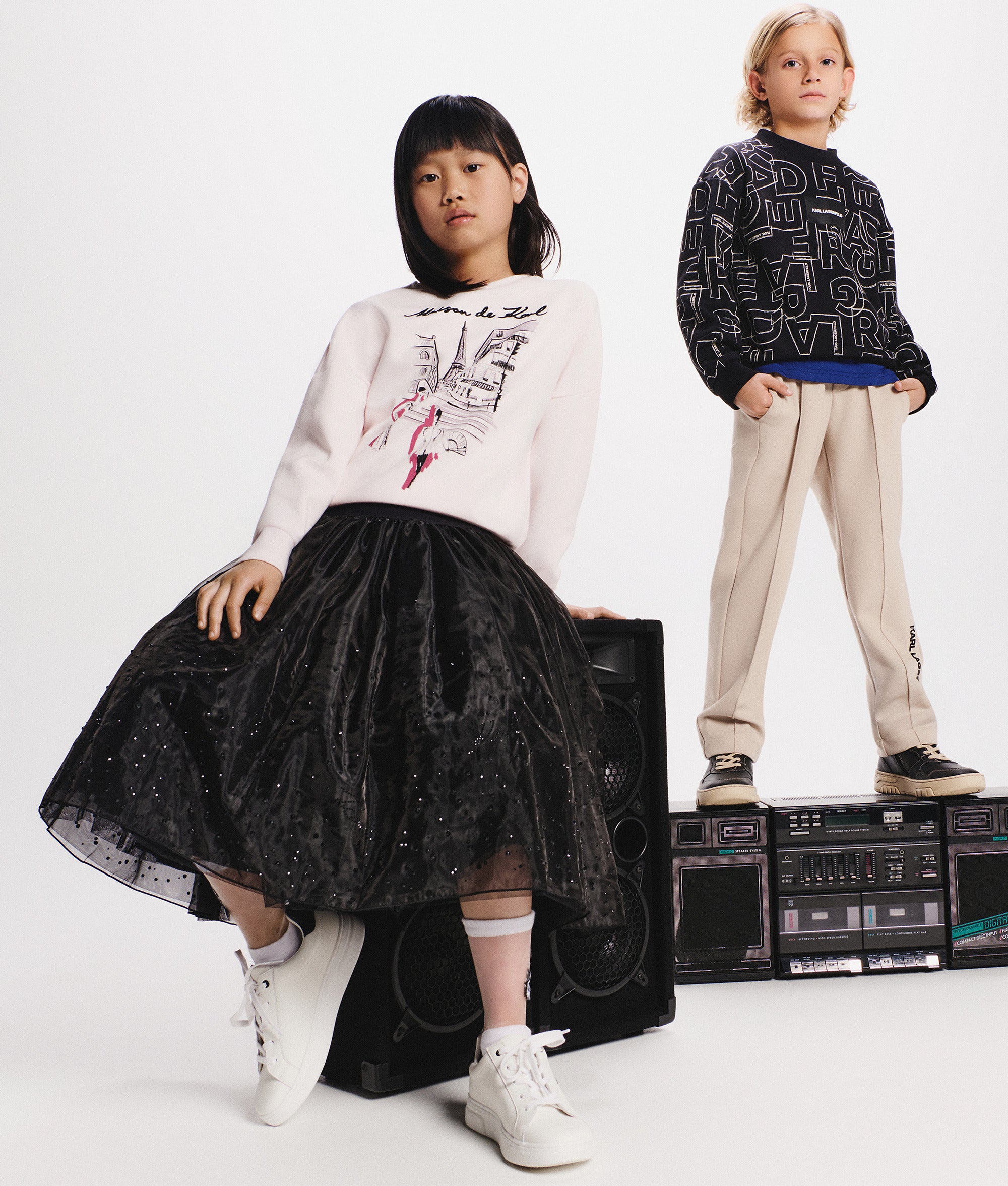 Girls rhinestone mesh skirt - Image 5