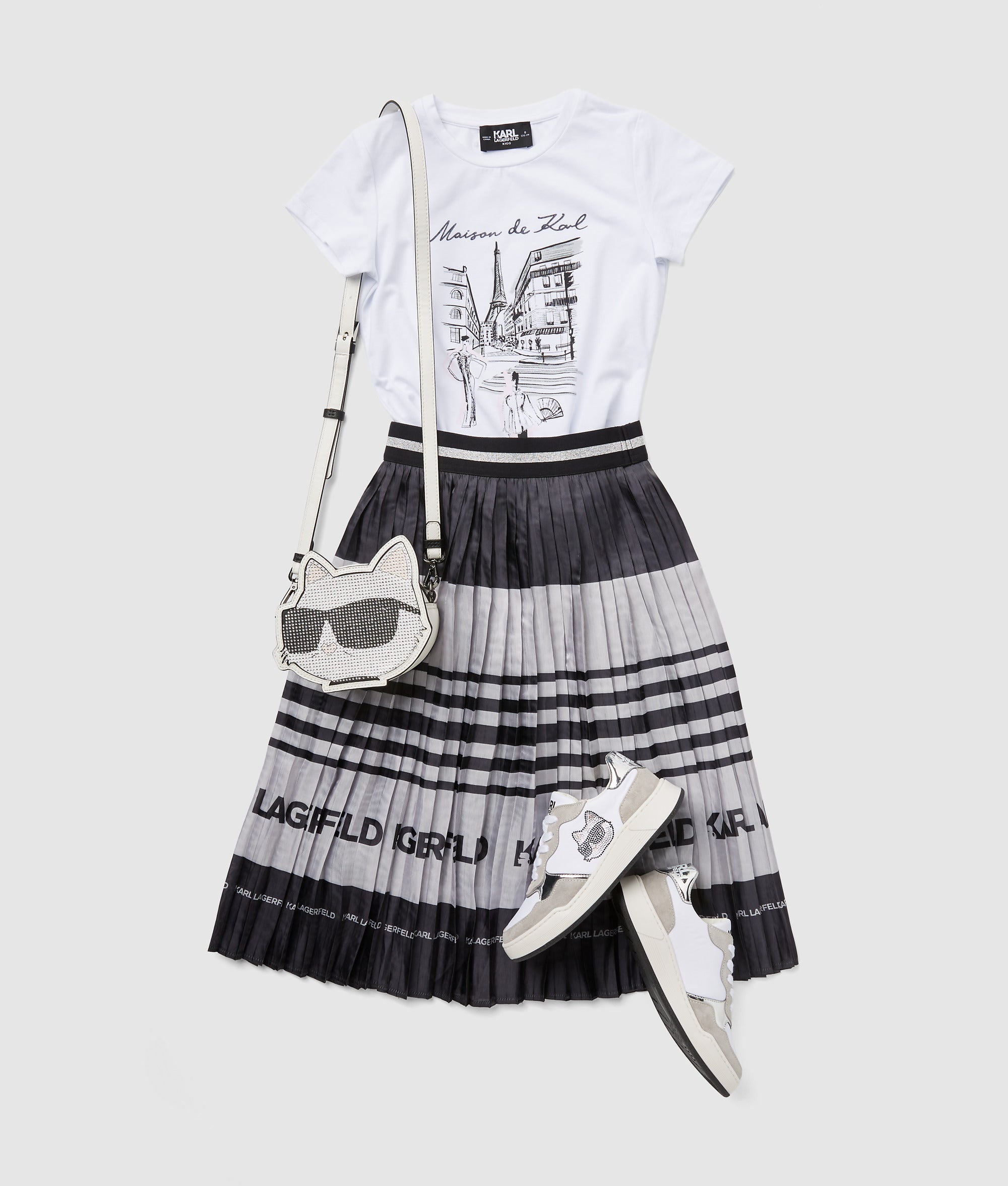 Girls Maison de Karl T-shirt - Image 2