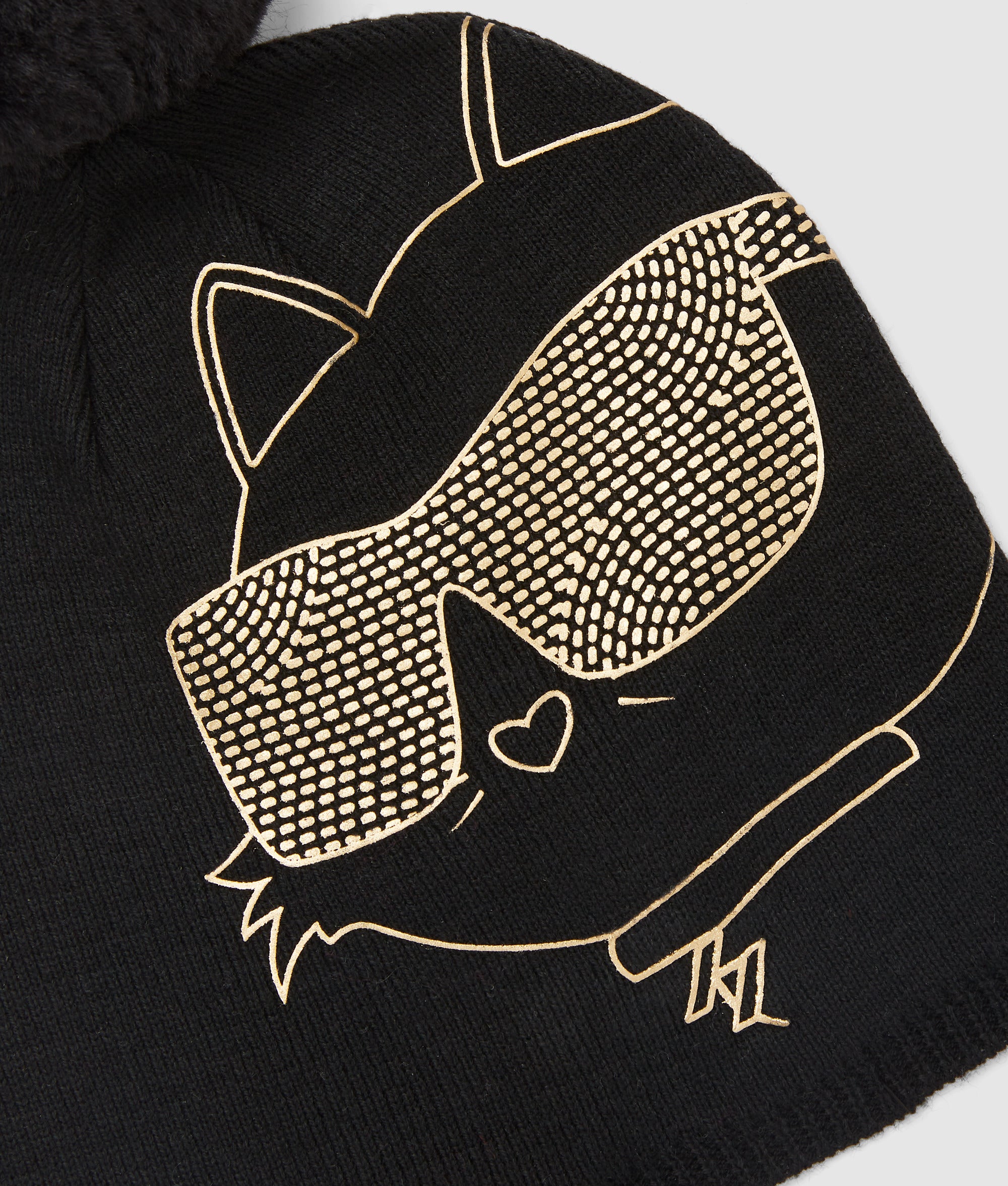 Girls Ikon pom-pom beanie - Image 3