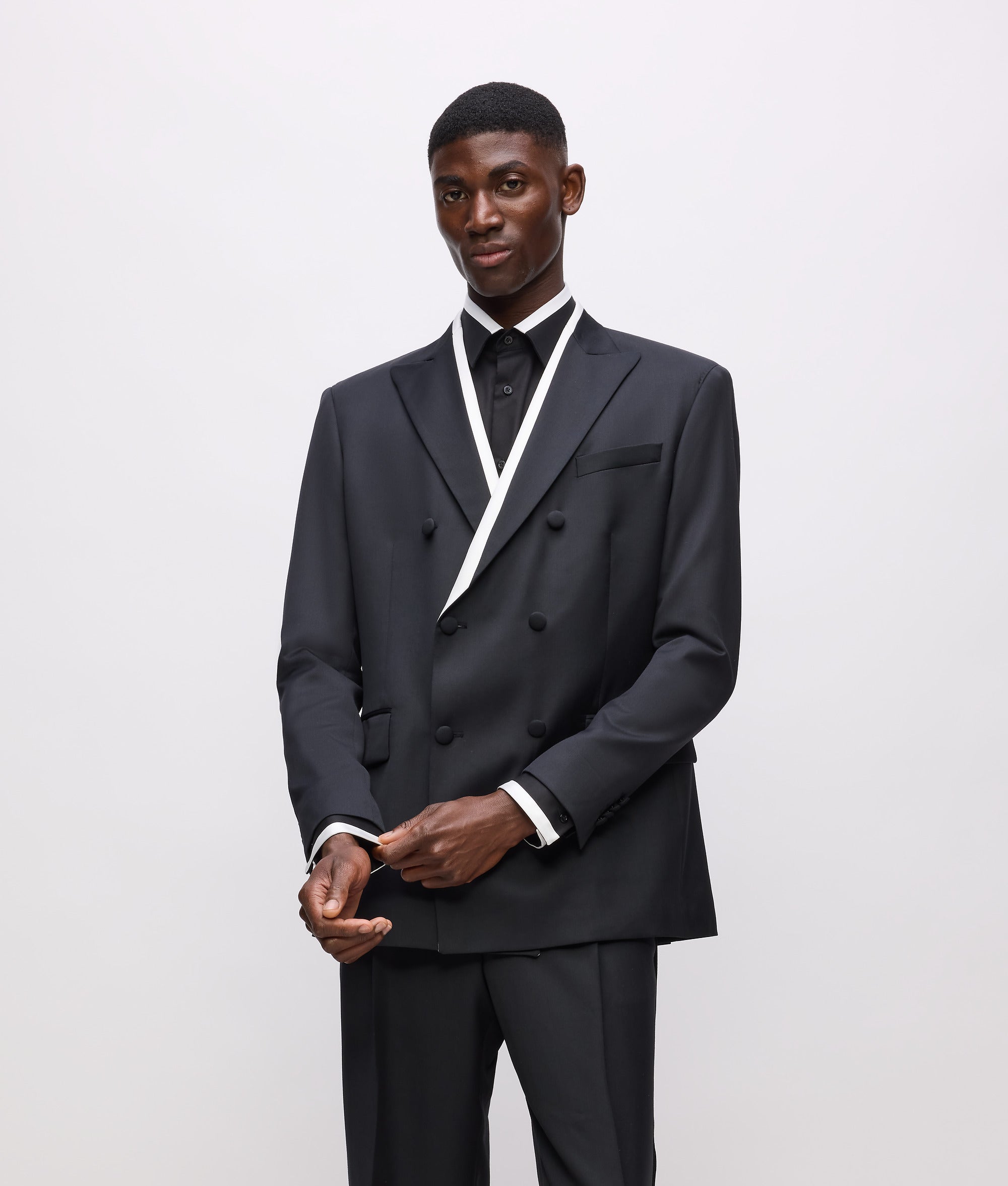 KL Studio contrast piping blazer - Image 2