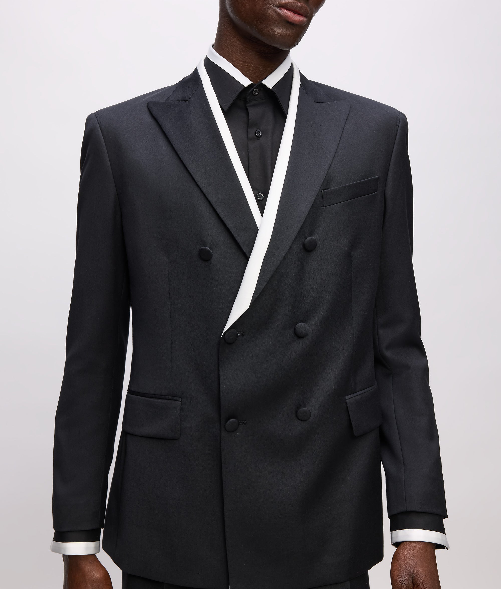 KL Studio contrast piping blazer - Image 3