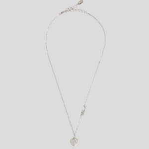 PAV?? HEART CHARM NECKLACE